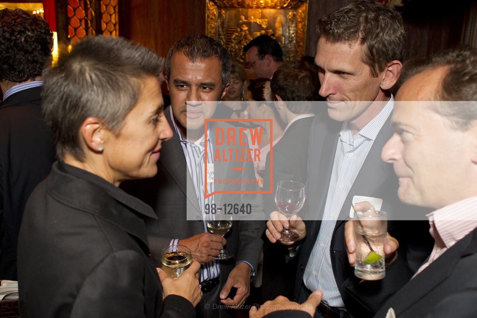 Carolyn Lutz, Rahul Gujral, Sven Olsson, Rene Kern, Lauder Institute Dinner/Dance at Bimbo's 365 Club, US, October 4th, 2010, Photo #98-12640 Carolyn Lutz, Rahul Gujral, Sven Olsson, Rene Kern, Photo #98-12640