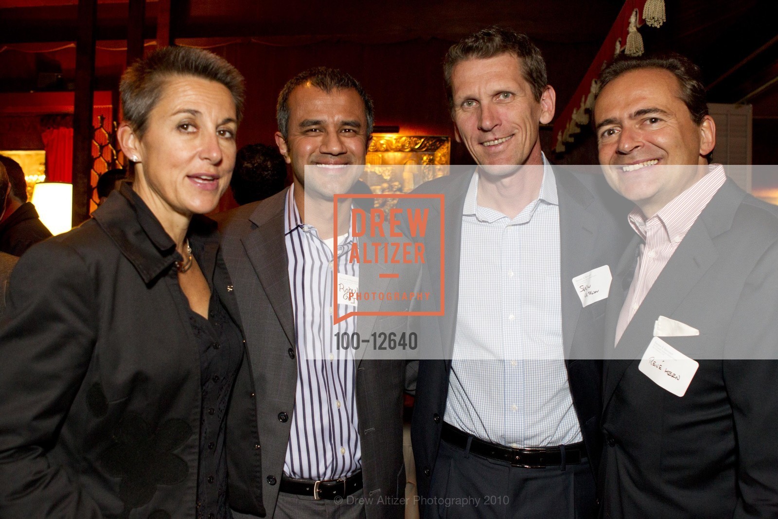 Carolyn Lutz, Rahul Gujral, Sven Olsson, Rene Kern, Lauder Institute Dinner/Dance at Bimbo's 365 Club, US, October 4th, 2010, Photo #100-12640 Carolyn Lutz, Rahul Gujral, Sven Olsson, Rene Kern, Photo #100-12640