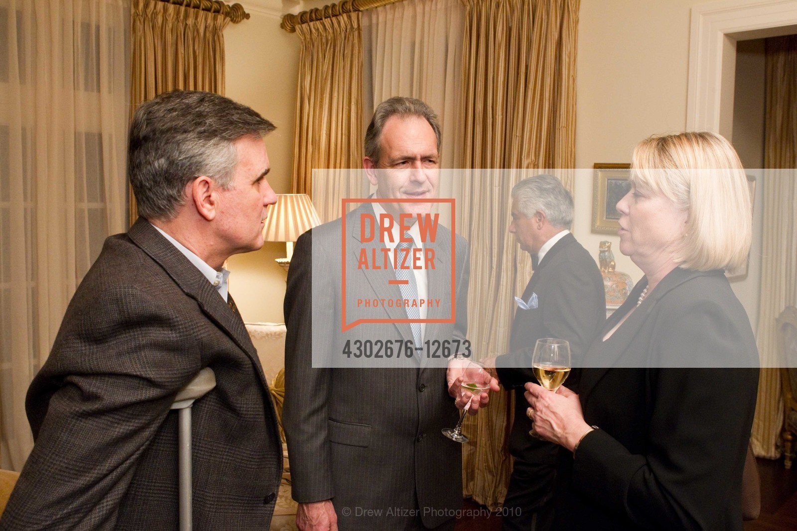 Kevin Gardner, Michael Hughes, Christine Hughes, Pamela Joyner Hosts National CASA Sponsor’s Reception, US, February 3rd, 2010, Photo #4302676-12673 Kevin Gardner, Michael Hughes, Christine Hughes, Photo #4302676-12673