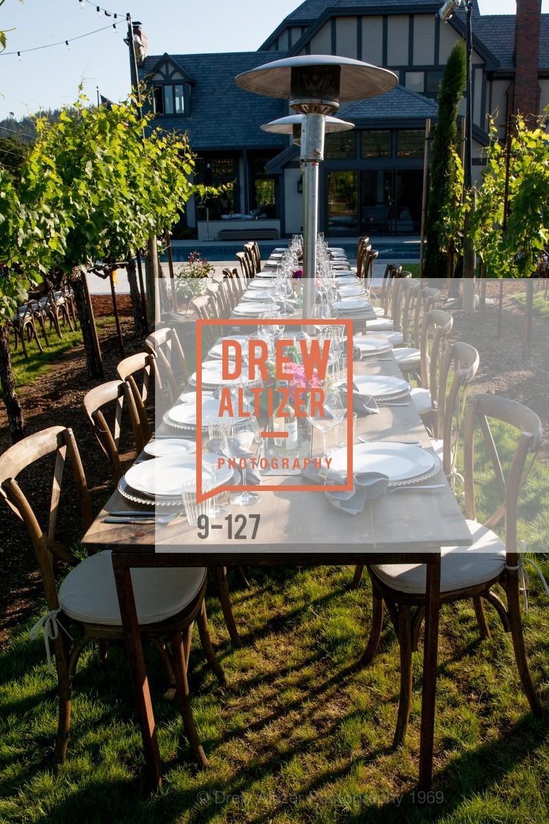 Atmosphere, An Evening in the Vineyard hosted by JACK CALHOUN & TRENT NORRIS, Jack Calhoun & Trent Norris Vineyard. 3393 Dry Creek Road, Healdsburg CA 95448, May 22nd, 2015,Drew Altizer, Drew Altizer Photography, full-service agency, private events, San Francisco photographer, photographer california