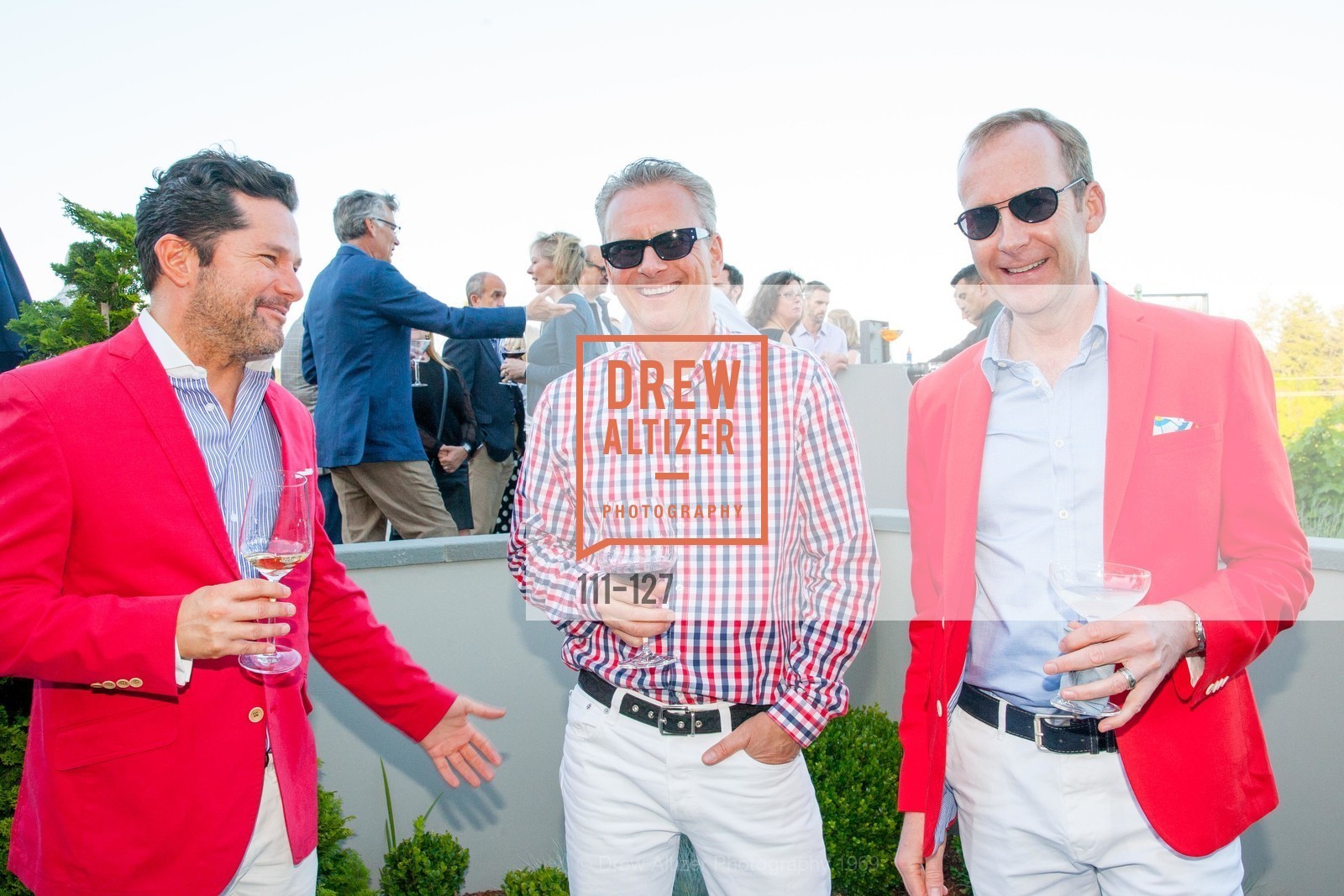 Warren Chase, Oliver Clode, James Schroeder, An Evening in the Vineyard hosted by JACK CALHOUN & TRENT NORRIS, Jack Calhoun & Trent Norris Vineyard. 3393 Dry Creek Road, Healdsburg CA 95448, May 22nd, 2015,Drew Altizer, Drew Altizer Photography, full-service event agency, private events, San Francisco photographer, photographer California