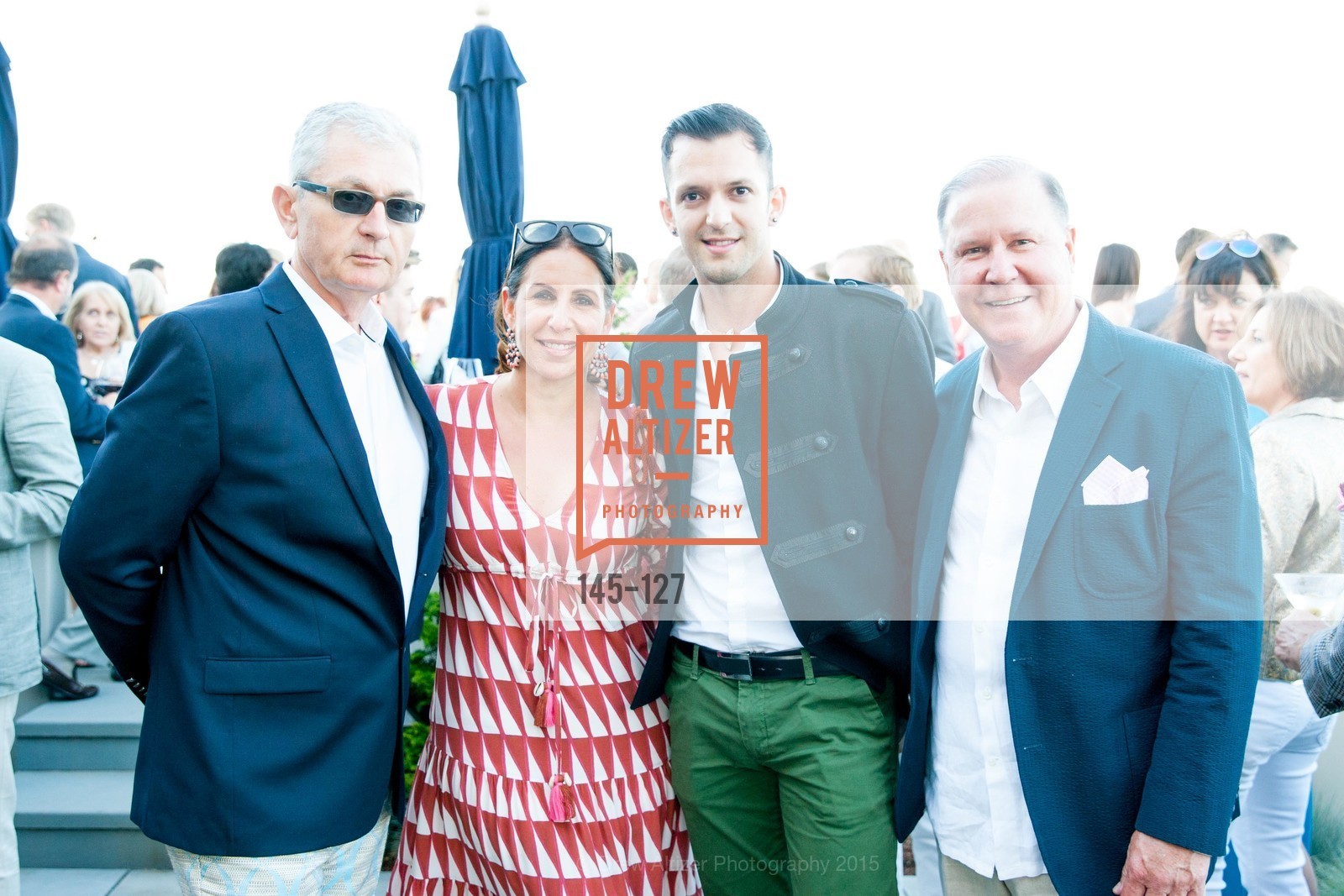 Alain-Martin Piuriet, Lisa Grotts, Efren Espinosa, John Grotts, Gucci & Vogue Dinner, Jack Calhoun & Trent Norris Vineyard. 3393 Dry Creek Road, Healdsburg CA 95448, May 22nd, 2015, Photo #145-127 Alain-Martin Piuriet, Lisa Grotts, Efren Espinosa, John Grotts, Photo #145-127