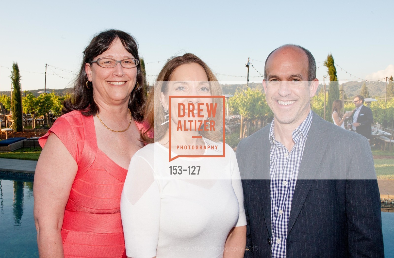 Marjorie Bailey, Amy Krallman, Vic Lanman, An Evening in the Vineyard hosted by JACK CALHOUN & TRENT NORRIS, Jack Calhoun & Trent Norris Vineyard. 3393 Dry Creek Road, Healdsburg CA 95448, May 22nd, 2015,Drew Altizer, Drew Altizer Photography, full-service agency, private events, San Francisco photographer, photographer california