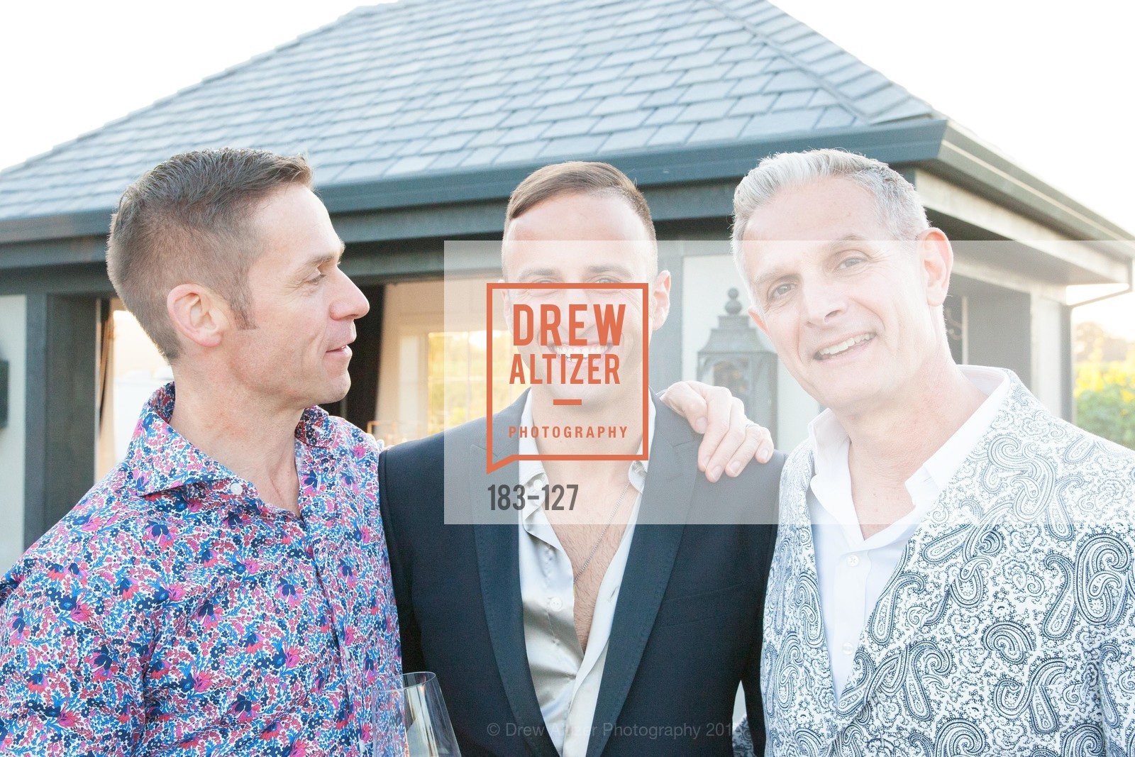 Andres Wydler, Ari Kofayan, Nick Augustinos, An Evening in the Vineyard hosted by JACK CALHOUN & TRENT NORRIS, Jack Calhoun & Trent Norris Vineyard. 3393 Dry Creek Road, Healdsburg CA 95448, May 22nd, 2015,Drew Altizer, Drew Altizer Photography, full-service agency, private events, San Francisco photographer, photographer california