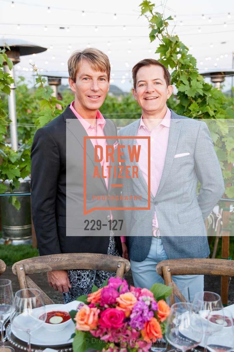 Jack Calhoun, Trent Norris, An Evening in the Vineyard hosted by JACK CALHOUN & TRENT NORRIS, Jack Calhoun & Trent Norris Vineyard. 3393 Dry Creek Road, Healdsburg CA 95448, May 22nd, 2015