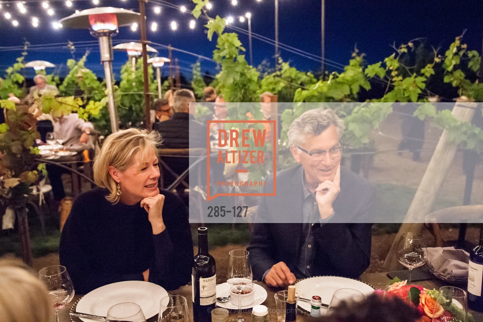 Janet Lamkin, Bill Lamkin, An Evening in the Vineyard hosted by JACK CALHOUN & TRENT NORRIS, Jack Calhoun & Trent Norris Vineyard. 3393 Dry Creek Road, Healdsburg CA 95448, May 22nd, 2015,Drew Altizer, Drew Altizer Photography, full-service agency, private events, San Francisco photographer, photographer california