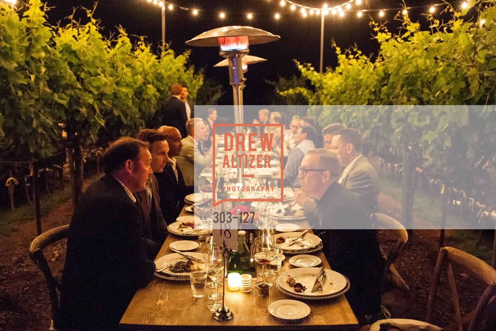 Atmosphere, An Evening in the Vineyard hosted by JACK CALHOUN & TRENT NORRIS, Jack Calhoun & Trent Norris Vineyard. 3393 Dry Creek Road, Healdsburg CA 95448, May 22nd, 2015,Drew Altizer, Drew Altizer Photography, full-service agency, private events, San Francisco photographer, photographer california