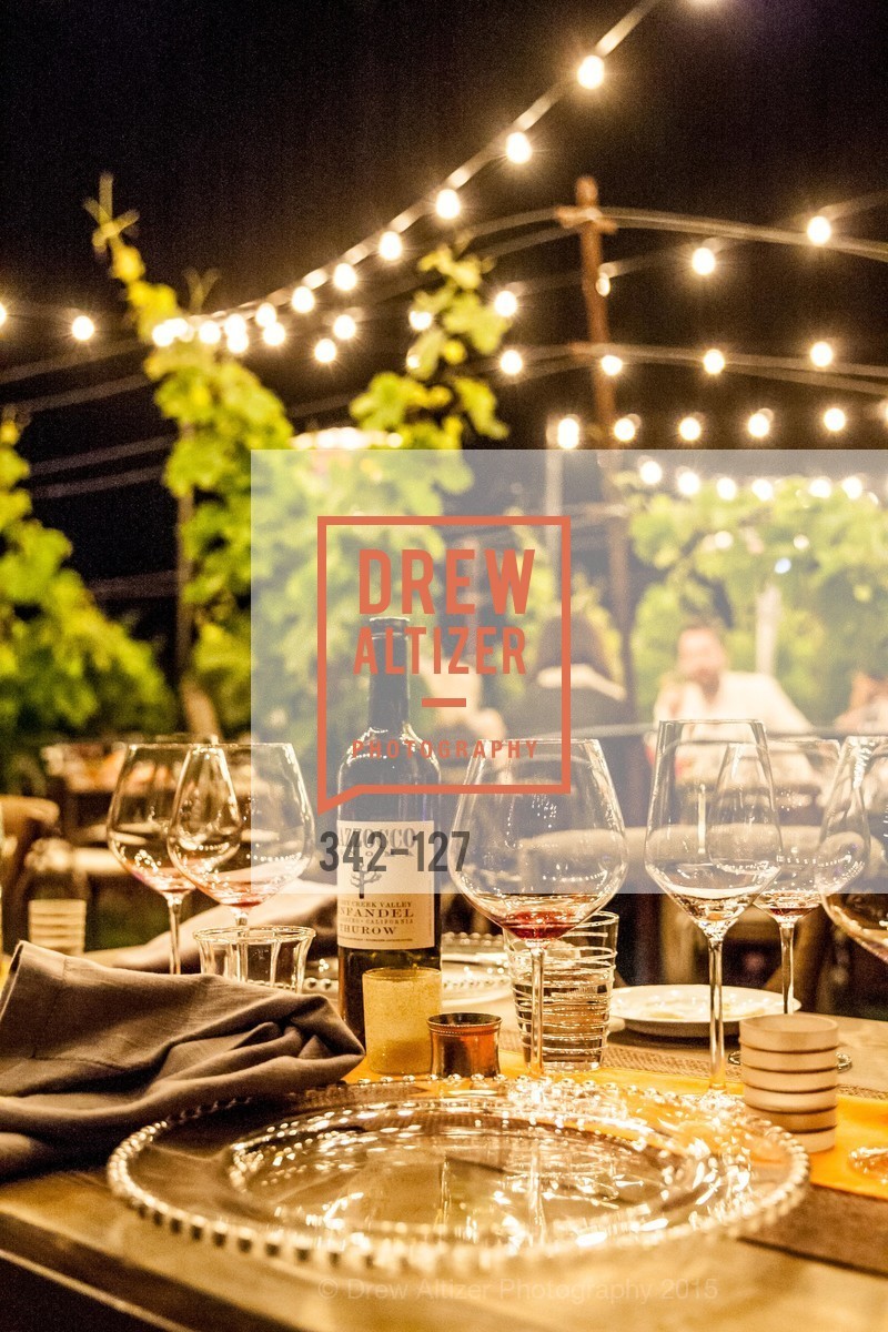 Atmosphere, An Evening in the Vineyard hosted by JACK CALHOUN & TRENT NORRIS, Jack Calhoun & Trent Norris Vineyard. 3393 Dry Creek Road, Healdsburg CA 95448, May 22nd, 2015,Drew Altizer, Drew Altizer Photography, full-service agency, private events, San Francisco photographer, photographer california