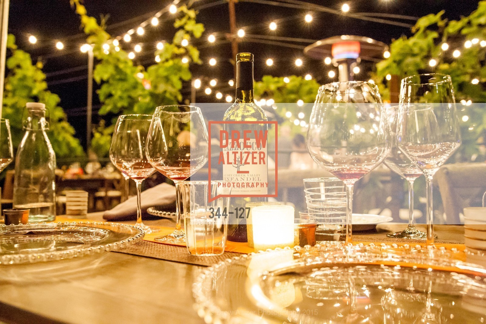 Atmosphere, An Evening in the Vineyard hosted by JACK CALHOUN & TRENT NORRIS, Jack Calhoun & Trent Norris Vineyard. 3393 Dry Creek Road, Healdsburg CA 95448, May 22nd, 2015,Drew Altizer, Drew Altizer Photography, full-service agency, private events, San Francisco photographer, photographer california