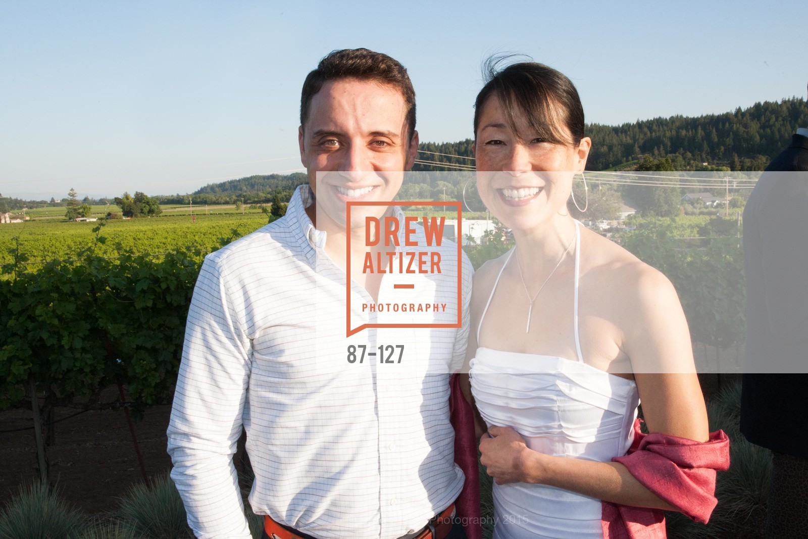Brian Mehler, Mari Nobori, An Evening in the Vineyard hosted by JACK CALHOUN & TRENT NORRIS, Jack Calhoun & Trent Norris Vineyard. 3393 Dry Creek Road, Healdsburg CA 95448, May 22nd, 2015,Drew Altizer, Drew Altizer Photography, full-service agency, private events, San Francisco photographer, photographer california