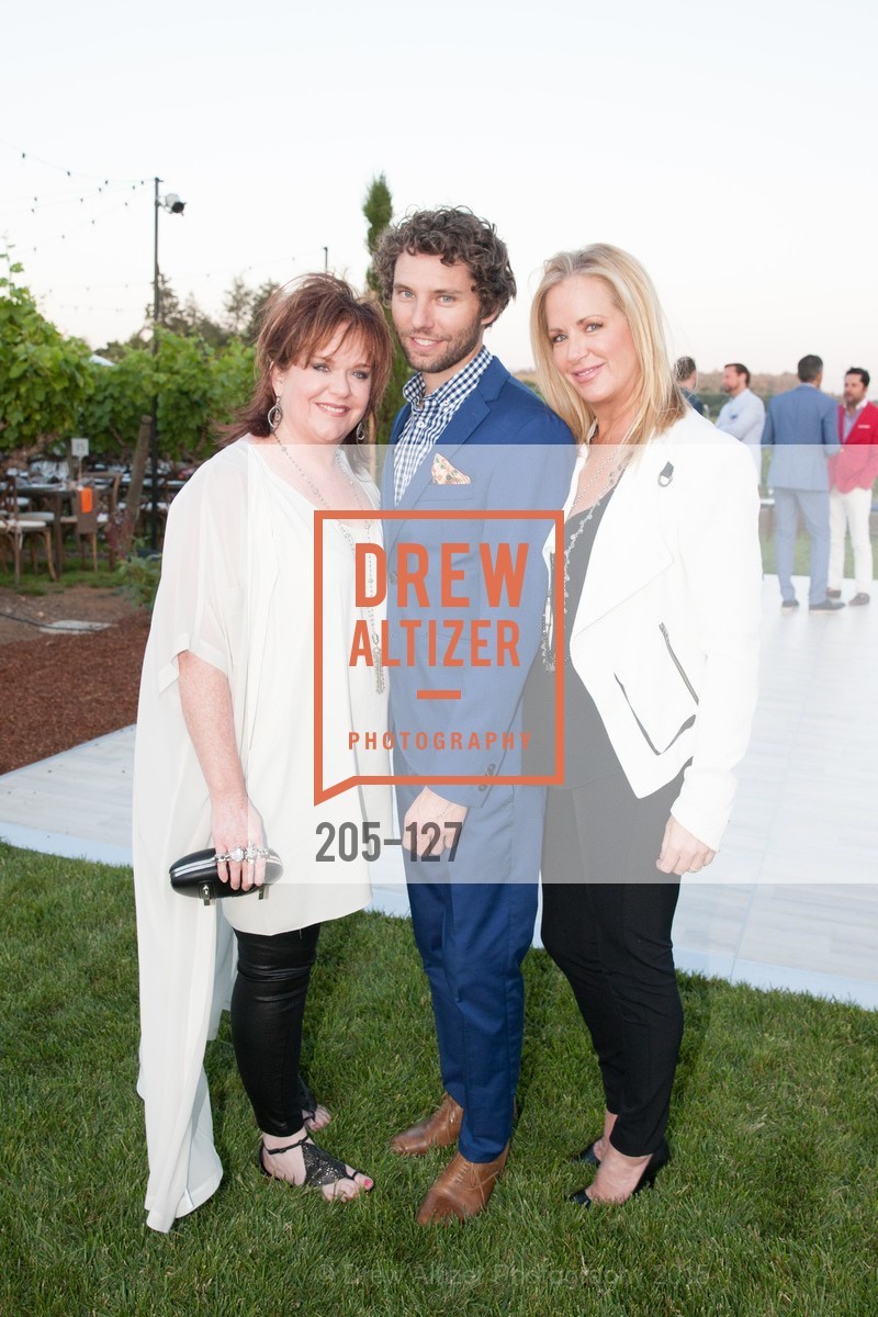 Wendy Walters, Drew Parker, Stacy Walters, An Evening in the Vineyard hosted by JACK CALHOUN & TRENT NORRIS, Jack Calhoun & Trent Norris Vineyard. 3393 Dry Creek Road, Healdsburg CA 95448, May 22nd, 2015,Drew Altizer, Drew Altizer Photography, full-service event agency, private events, San Francisco photographer, photographer California