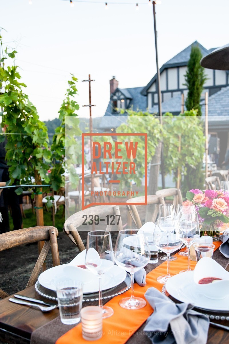 Atmosphere, An Evening in the Vineyard hosted by JACK CALHOUN & TRENT NORRIS, Jack Calhoun & Trent Norris Vineyard. 3393 Dry Creek Road, Healdsburg CA 95448, May 22nd, 2015,Drew Altizer, Drew Altizer Photography, full-service agency, private events, San Francisco photographer, photographer california