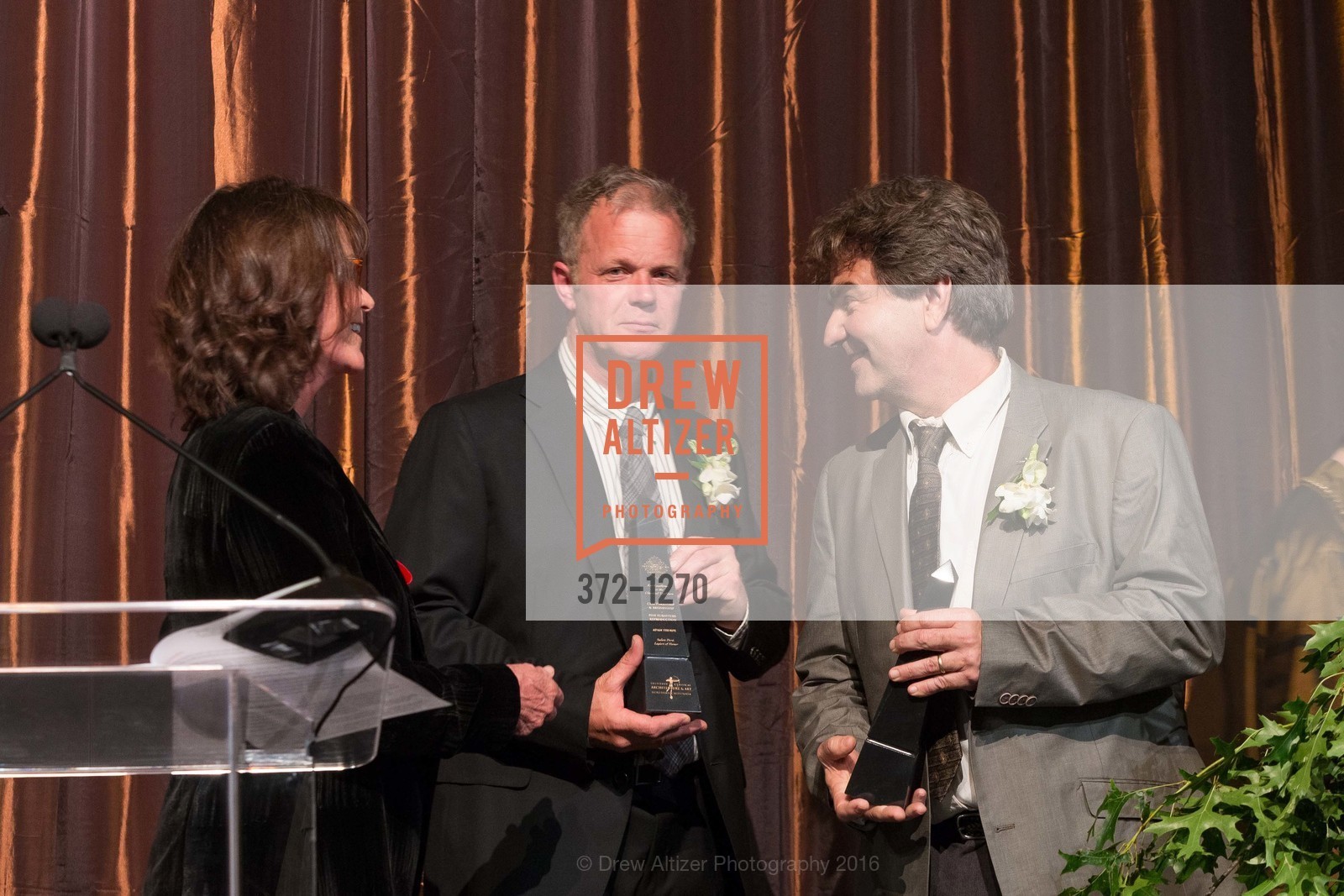 Elisa Stancil, Adam Thorpe, Tony Smith, The Julia Morgan Awards 2016, US. 465 California St, June 16th, 2016, Photo #372-1270 Elisa Stancil, Adam Thorpe, Tony Smith, Photo #372-1270
