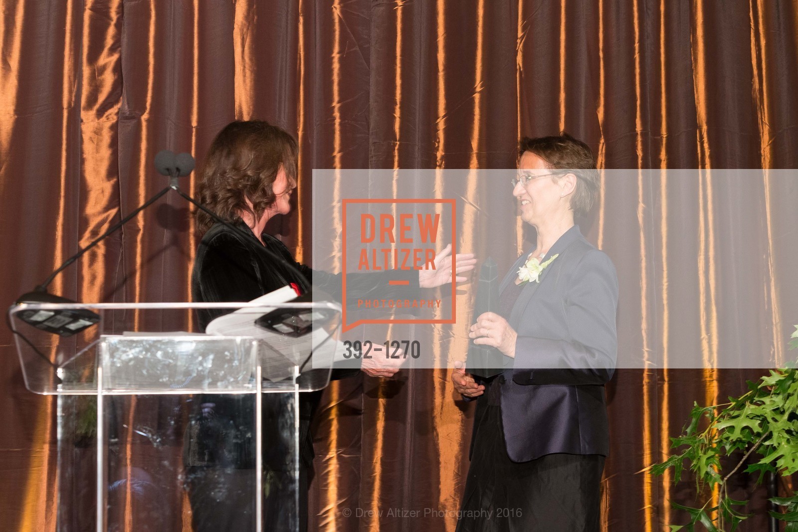 Elisa Stancil, Brigitte Michelet, The Julia Morgan Awards 2016, US. 465 California St, June 16th, 2016, Photo #392-1270 Elisa Stancil, Brigitte Michelet, Photo #392-1270