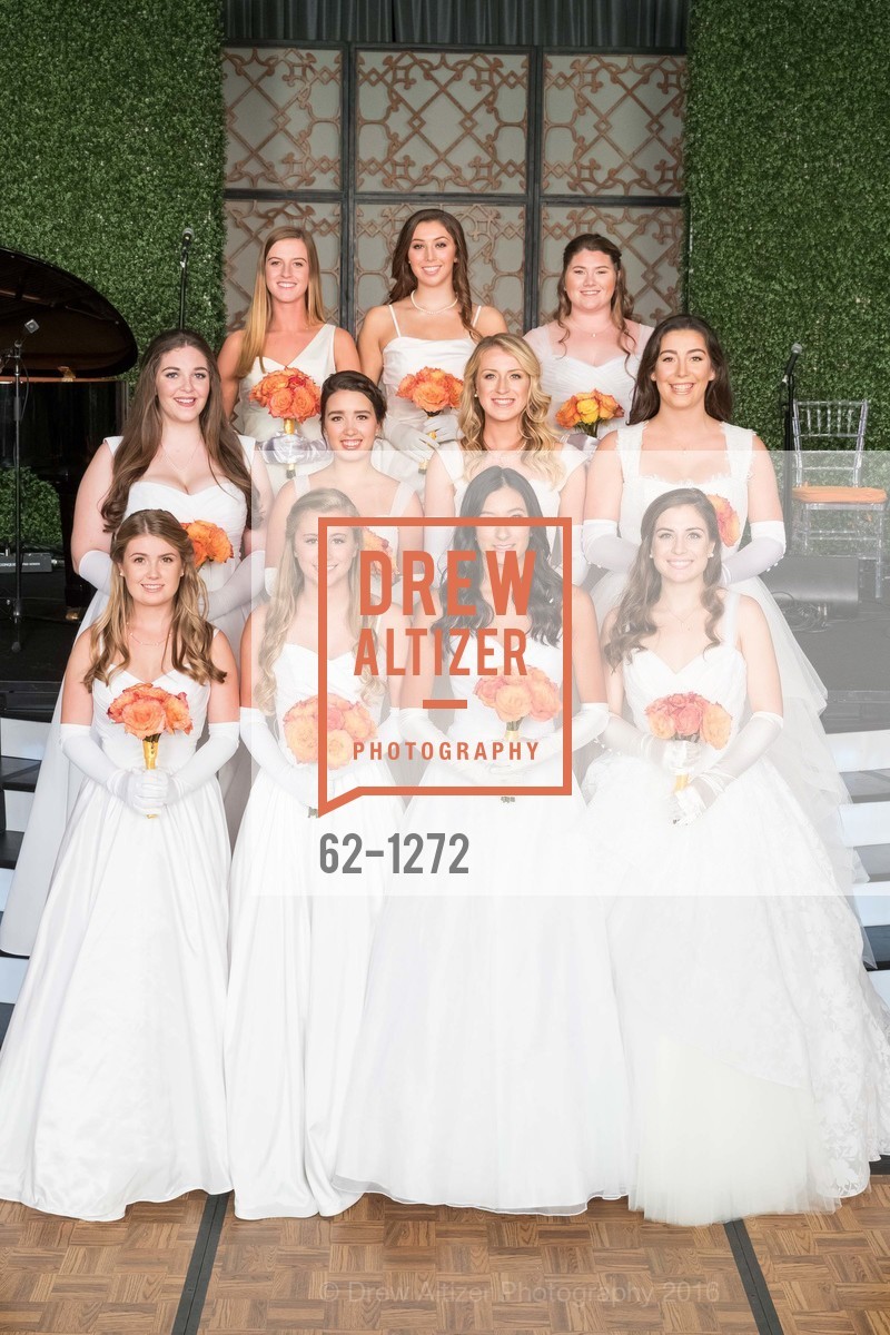 Jacqueline Soja, Hannah Holscher, Isabella Giannini, Caroline Coffey, Madeleine Kelny Denebeim, Anna Garman, Maddy Kuhn, Katarina Evers, Samantha Klingelhofer, Mara Therese Sylvia, Casey Mathews, San Francisco Debutante Ball 2016, US. St. Francisco Hotel, June 18th, 2016, Photo #62-1272 Jacqueline Soja, Hannah Holscher, Isabella Giannini, Caroline Coffey, Madeleine Kelny Denebeim, Anna Garman, Maddy Kuhn, Katarina Evers, Samantha Klingelhofer, Mara Therese Sylvia, Casey Mathews, Photo #62-1272