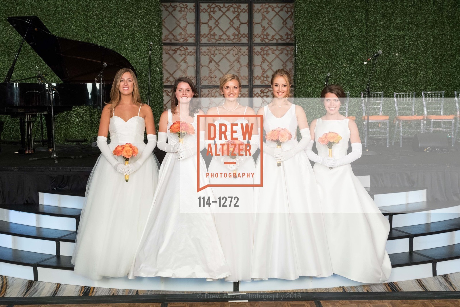 Kaitlyn Christine Fitzsimmons, Avery Catharine Bearden, Grace Callander, Fiona Bock, Ashley Baxter, San Francisco Debutante Ball 2016, US. St. Francisco Hotel, June 18th, 2016, Photo #114-1272 Kaitlyn Christine Fitzsimmons, Avery Catharine Bearden, Grace Callander, Fiona Bock, Ashley Baxter, Photo #114-1272