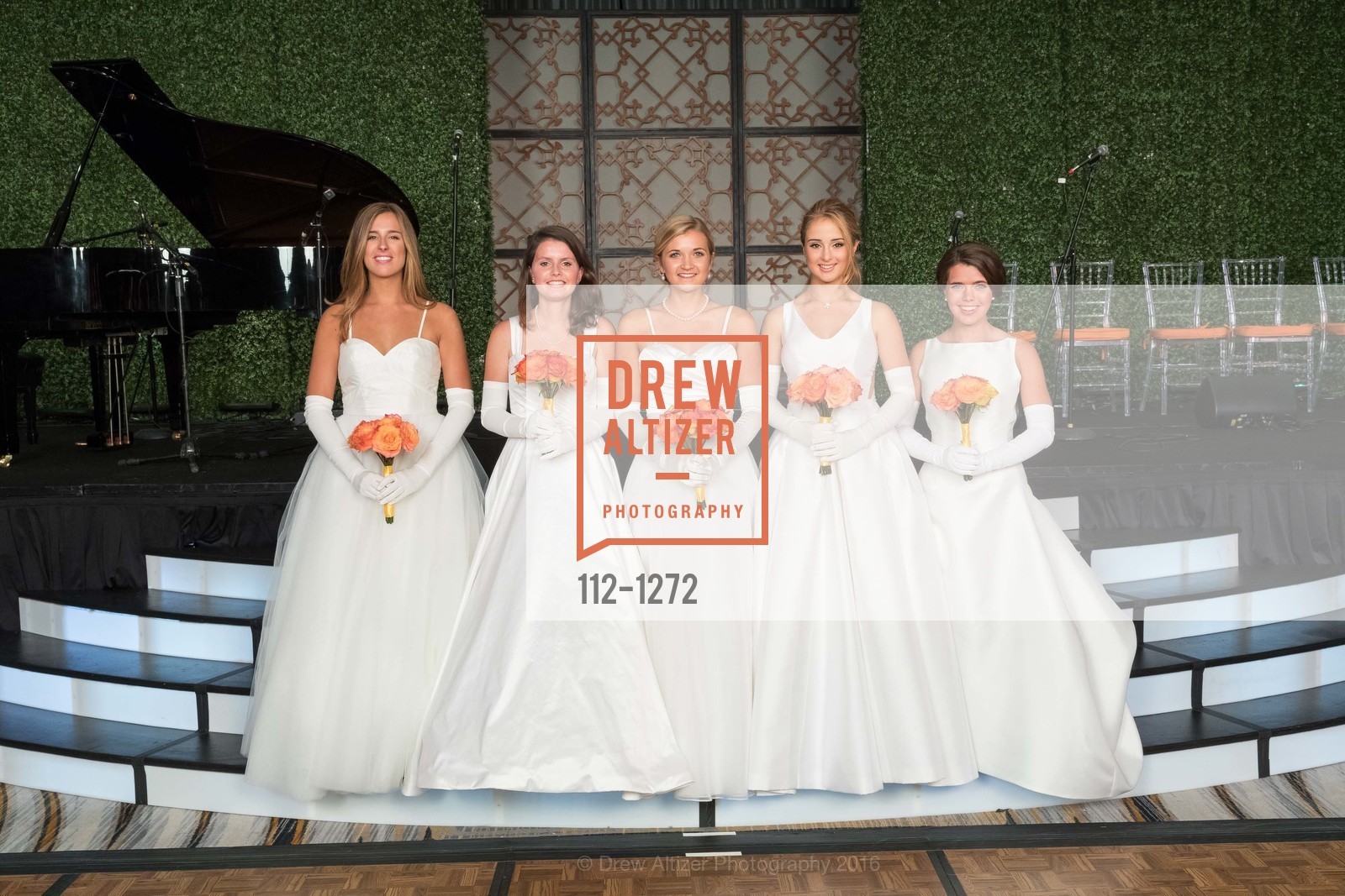 Kaitlyn Christine Fitzsimmons, Avery Catharine Bearden, Grace Callander, Fiona Bock, Ashley Baxter, San Francisco Debutante Ball 2016, US. St. Francisco Hotel, June 18th, 2016, Photo #112-1272 Kaitlyn Christine Fitzsimmons, Avery Catharine Bearden, Grace Callander, Fiona Bock, Ashley Baxter, Photo #112-1272