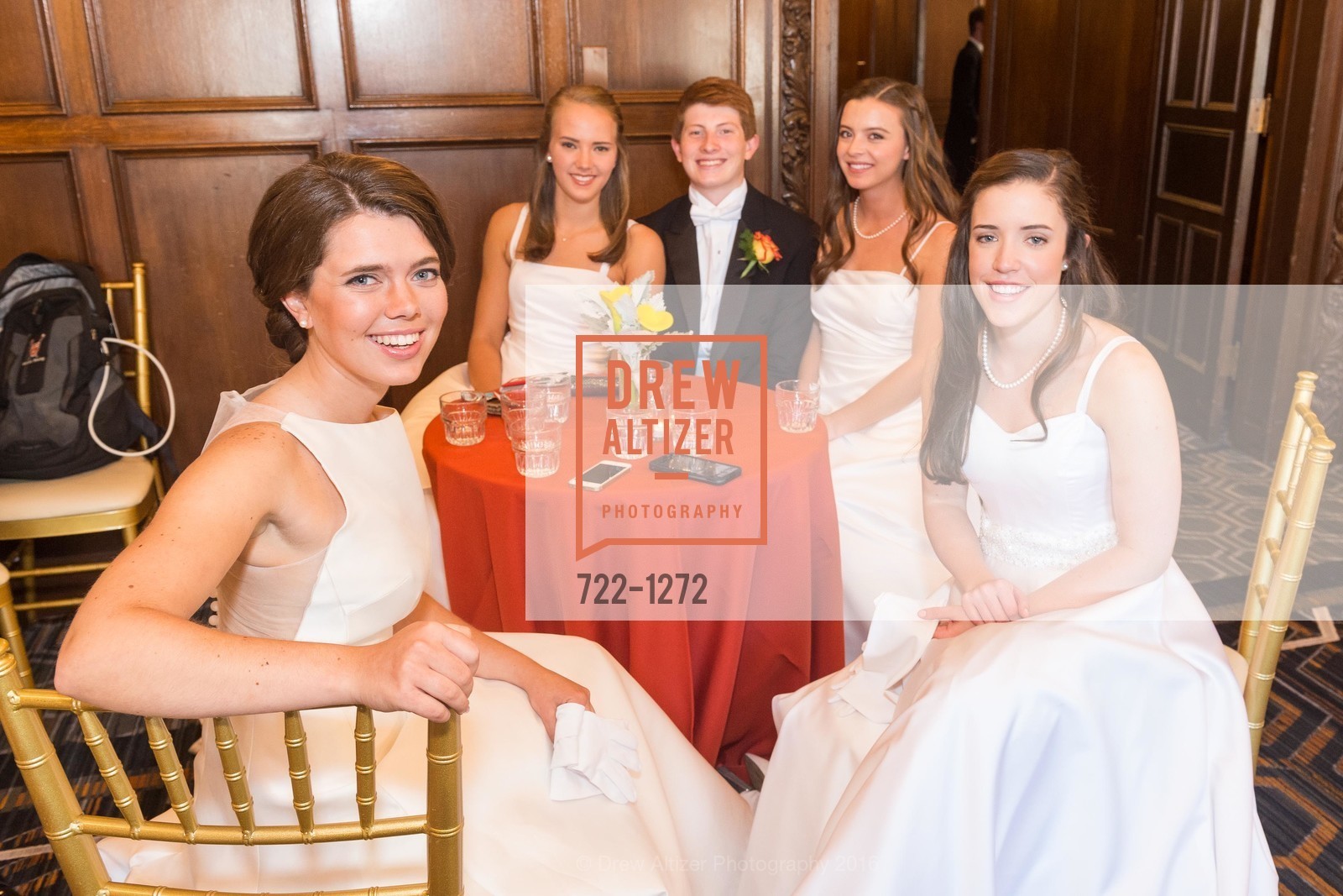 Ashley Baxter, Frances Lee Arnautou, Will Nagle, Sarah Kate Paulsen, Alanna DeMuro, San Francisco Debutante Ball 2016, US. St. Francisco Hotel, June 18th, 2016, Photo #722-1272 Ashley Baxter, Frances Lee Arnautou, Will Nagle, Sarah Kate Paulsen, Alanna DeMuro, Photo #722-1272