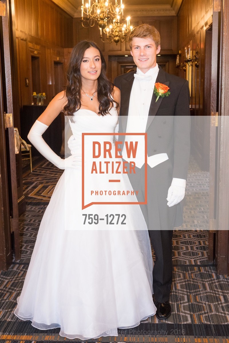 Isabella Giannini, Will Cavagnero, San Francisco Debutante Ball 2016, US. St. Francisco Hotel, June 18th, 2016, Photo #759-1272 Isabella Giannini, Will Cavagnero, Photo #759-1272