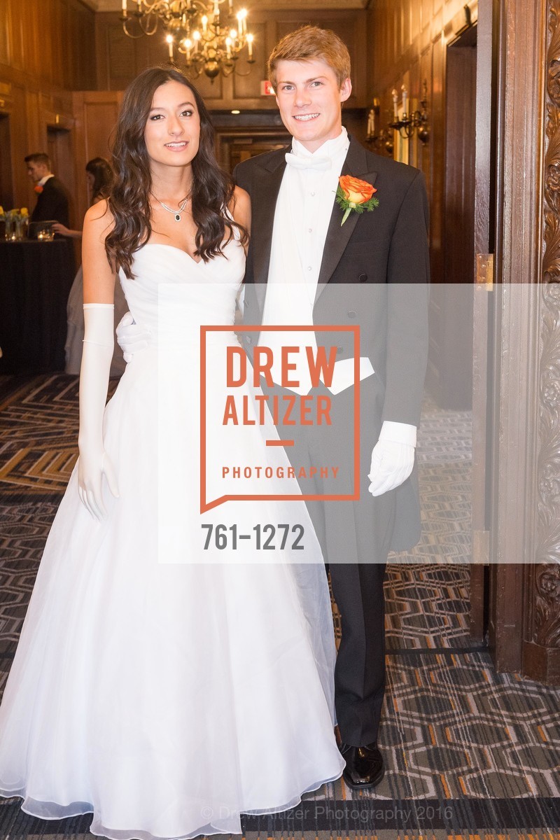 Isabella Giannini, Will Cavagnero, San Francisco Debutante Ball 2016, US. St. Francisco Hotel, June 18th, 2016, Photo #761-1272 Isabella Giannini, Will Cavagnero, Photo #761-1272