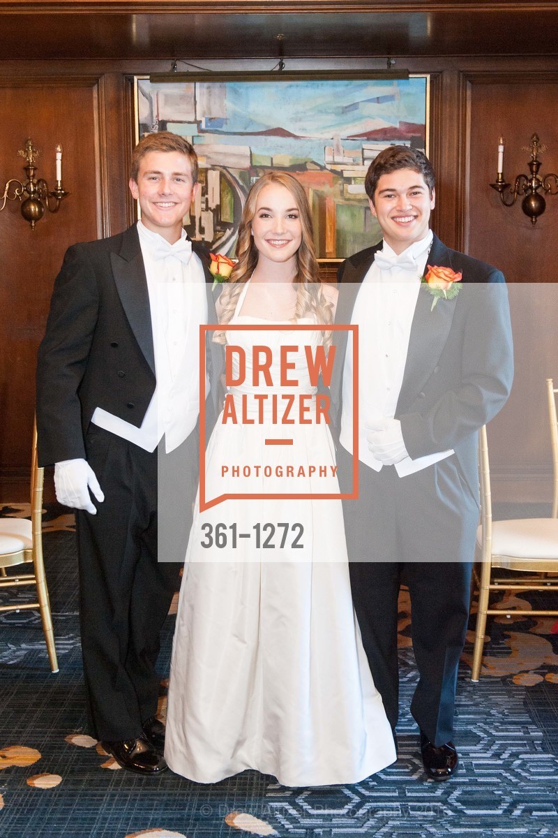 Lane Leschly, Renee Noelle Girard, Ben Werdegar, San Francisco Debutante Ball 2016, US. St. Francisco Hotel, June 18th, 2016, Photo #361-1272 Lane Leschly, Renee Noelle Girard, Ben Werdegar, Photo #361-1272