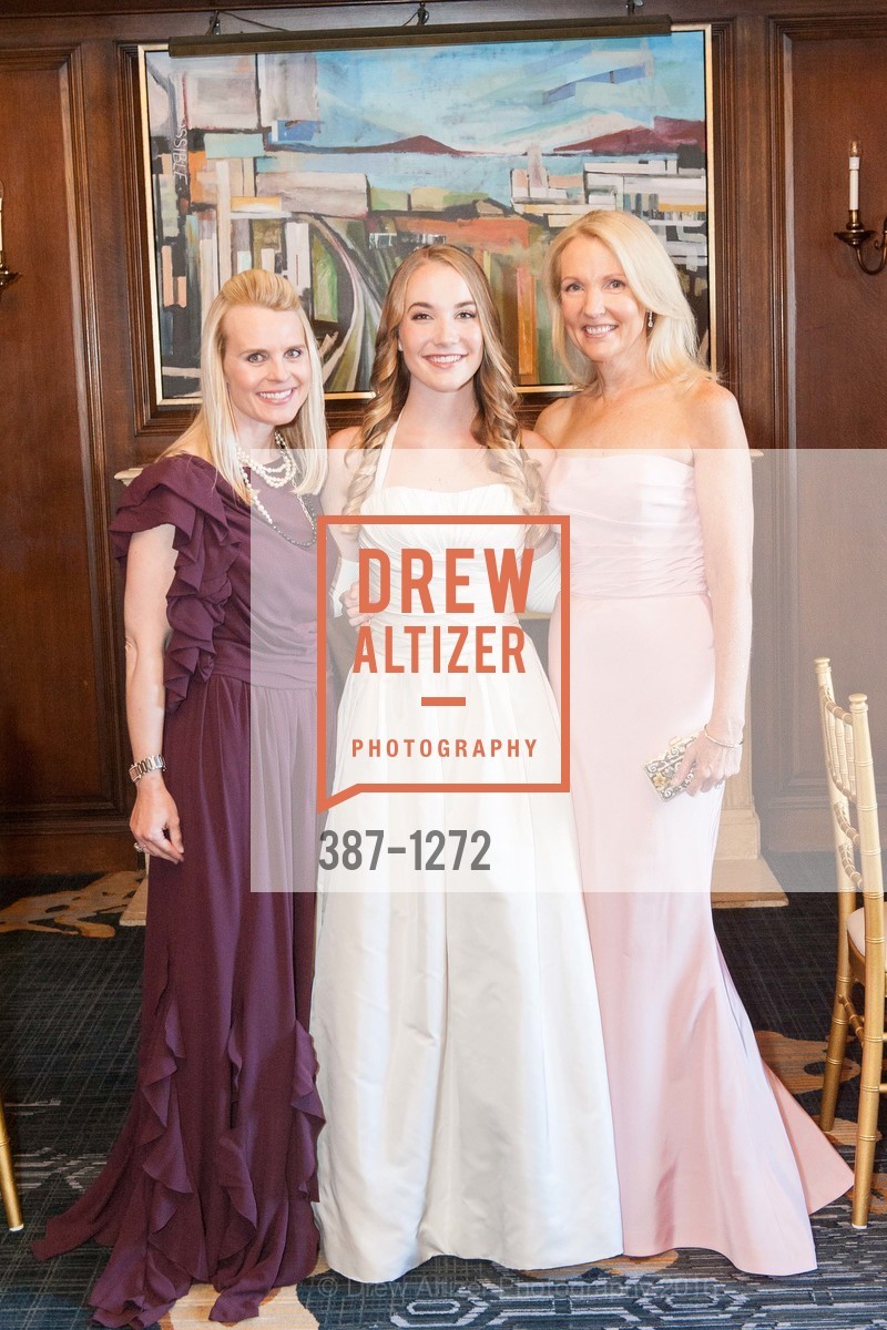Jane Mudge, Renee Noelle Girard, Ann Girard, San Francisco Debutante Ball 2016, US. St. Francisco Hotel, June 18th, 2016, Photo #387-1272 Jane Mudge, Renee Noelle Girard, Ann Girard, Photo #387-1272