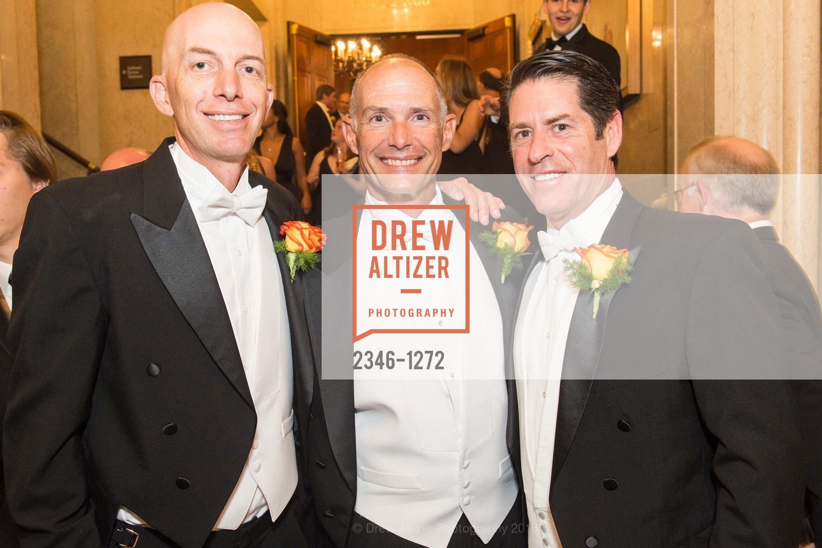 Ned Klingelhofer, Keith Denebeim, John Roediger, San Francisco Debutante Ball 2016, US. St. Francisco Hotel, June 18th, 2016, Photo #2346-1272 Ned Klingelhofer, Keith Denebeim, John Roediger, Photo #2346-1272