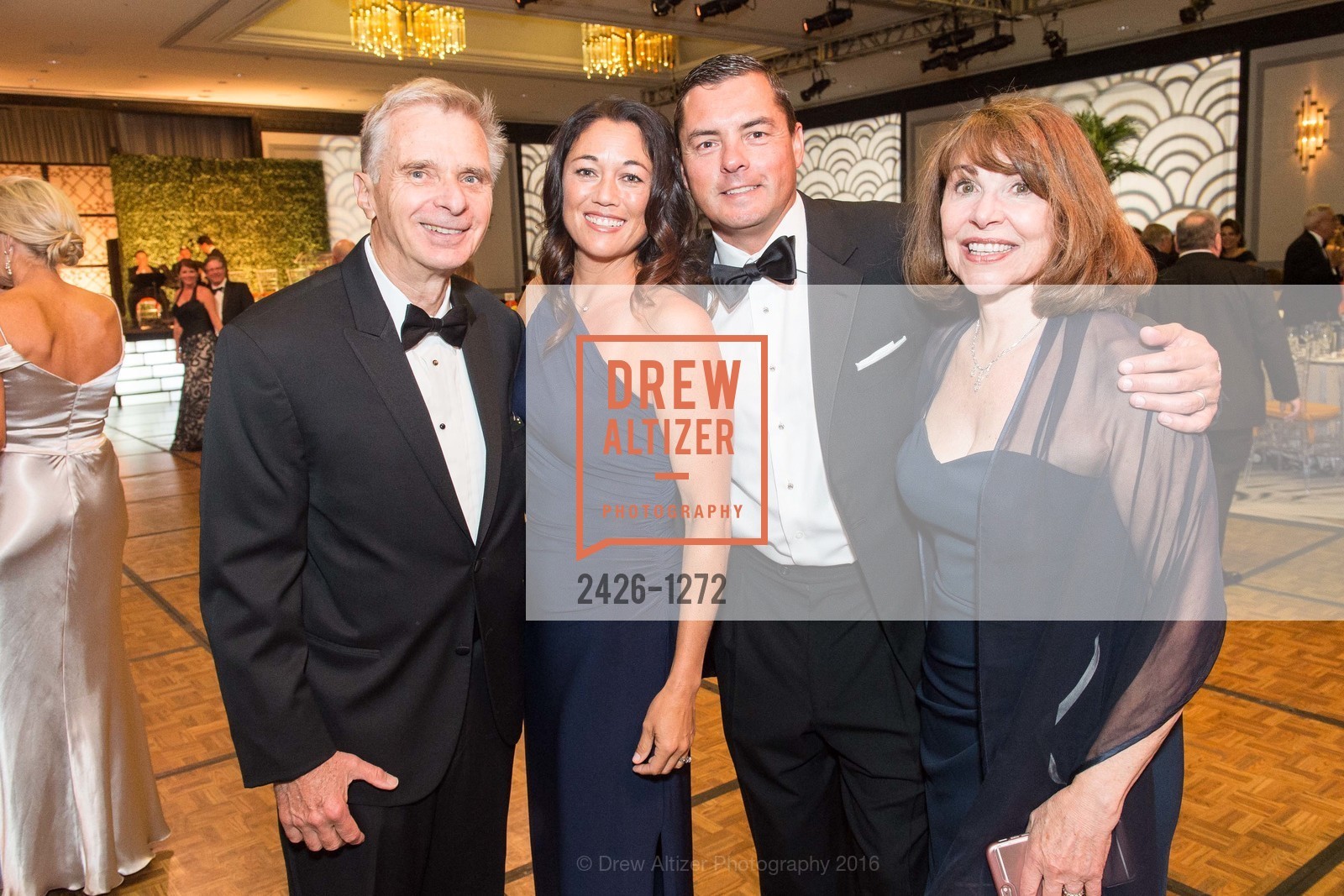Martin Soja, Becky Miller, Scott Miller, Ann Soja, San Francisco Debutante Ball 2016, US. St. Francisco Hotel, June 18th, 2016, Photo #2426-1272 Martin Soja, Becky Miller, Scott Miller, Ann Soja, Photo #2426-1272