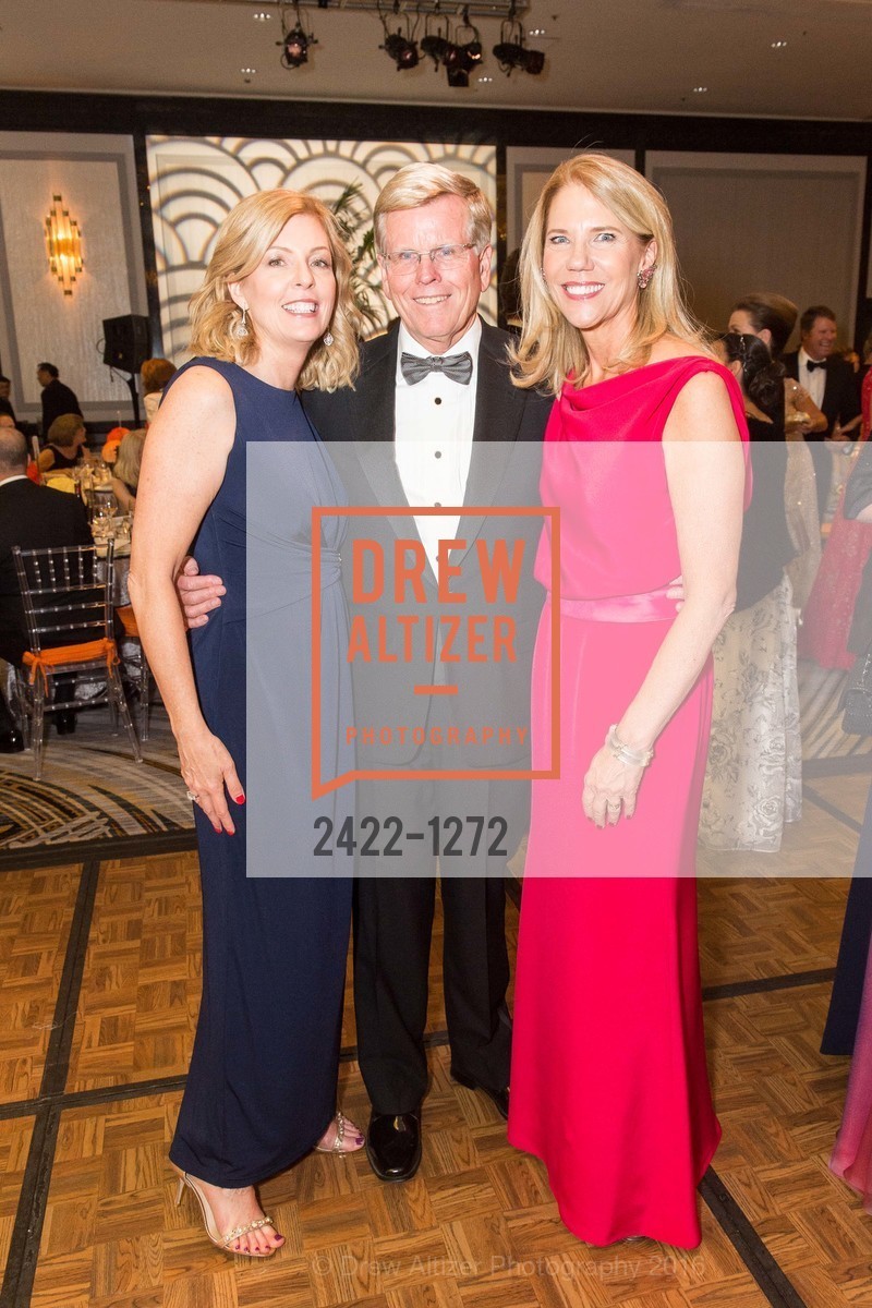 Paula Bennett, Jim Bennett, Sue Wyckoff, San Francisco Debutante Ball 2016, US. St. Francisco Hotel, June 18th, 2016, Photo #2422-1272 Paula Bennett, Jim Bennett, Sue Wyckoff, Photo #2422-1272