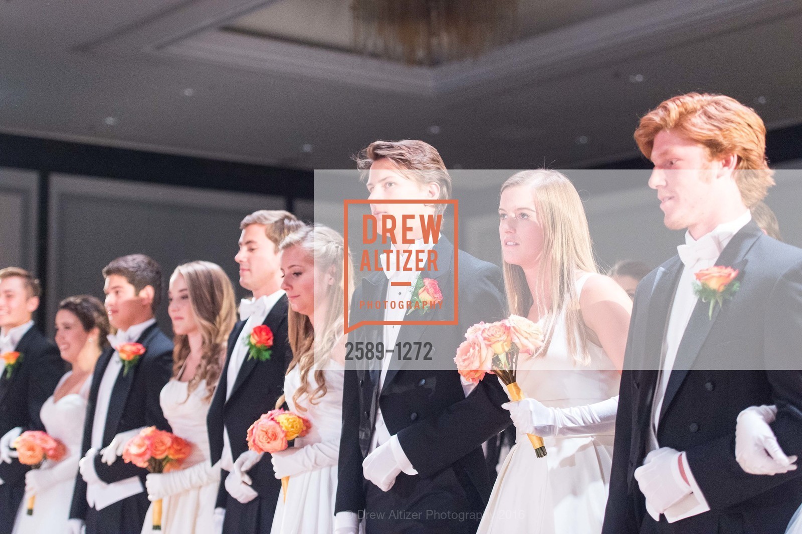 Spencer Becerra, Hannah Holscher, Satchel Kostelnik, Samantha Klingelhofer, Sean Clark, San Francisco Debutante Ball 2016, US. St. Francisco Hotel, June 18th, 2016, Photo #2589-1272 Spencer Becerra, Hannah Holscher, Satchel Kostelnik, Samantha Klingelhofer, Sean Clark, Photo #2589-1272