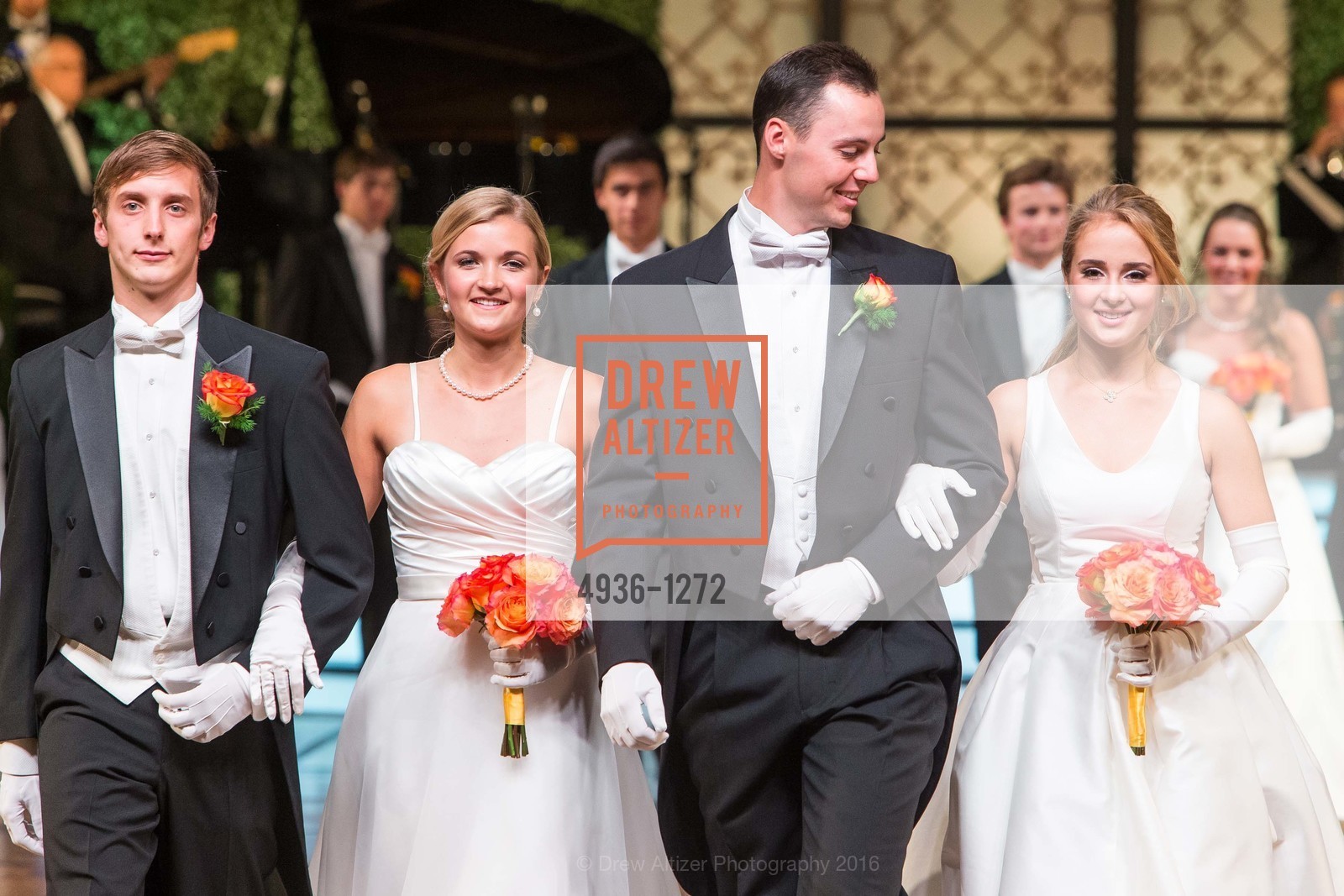 Wyeth Coulter, Grace Callander, Richard Hall, Fiona Bock, San Francisco Debutante Ball 2016, US. St. Francisco Hotel, June 18th, 2016, Photo #4936-1272 Wyeth Coulter, Grace Callander, Richard Hall, Fiona Bock, Photo #4936-1272