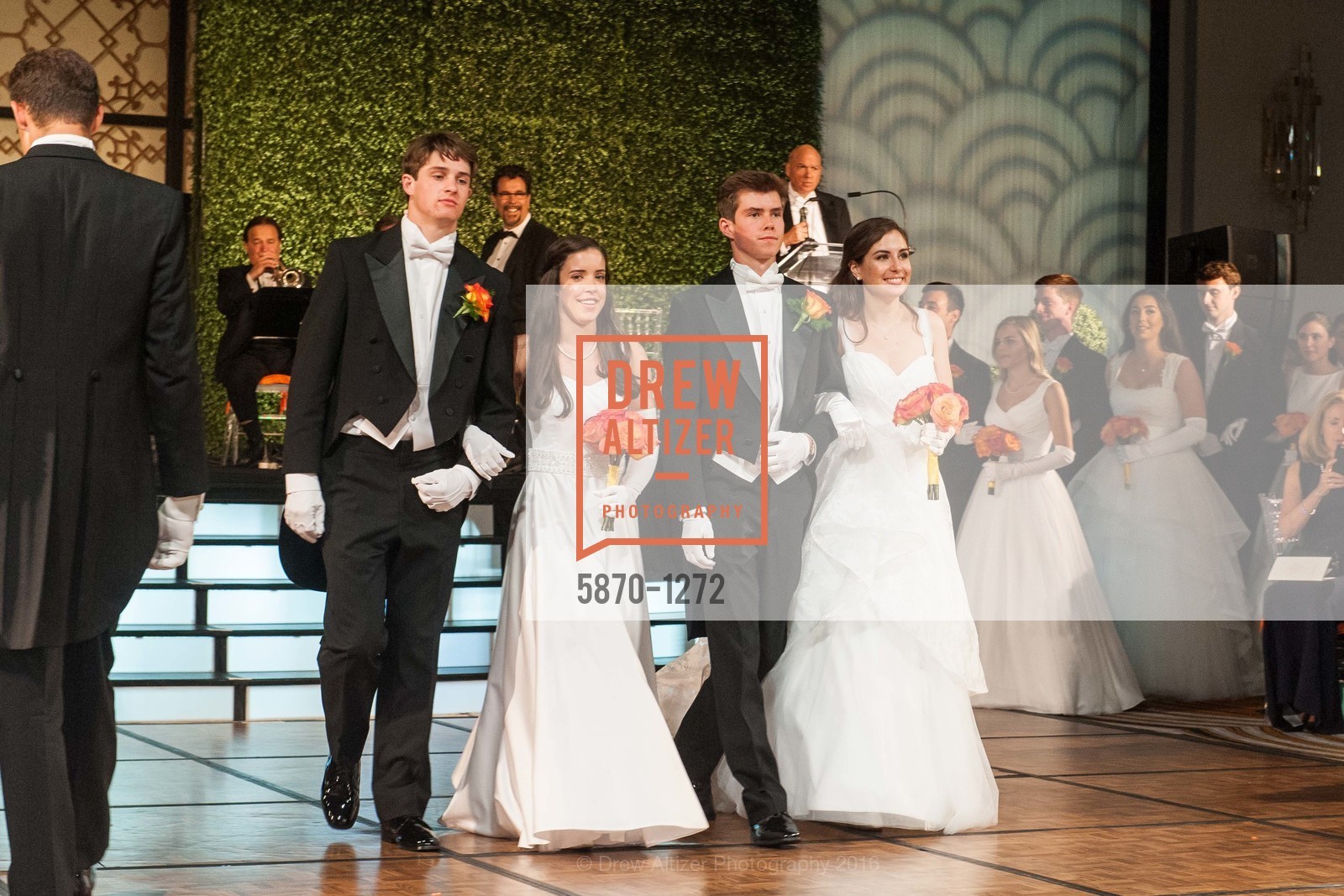Max Rieser, Alanna DeMuro, Bennett Canady, Caroline Coffey, San Francisco Debutante Ball 2016, US. St. Francisco Hotel, June 18th, 2016, Photo #5870-1272 Max Rieser, Alanna DeMuro, Bennett Canady, Caroline Coffey, Photo #5870-1272
