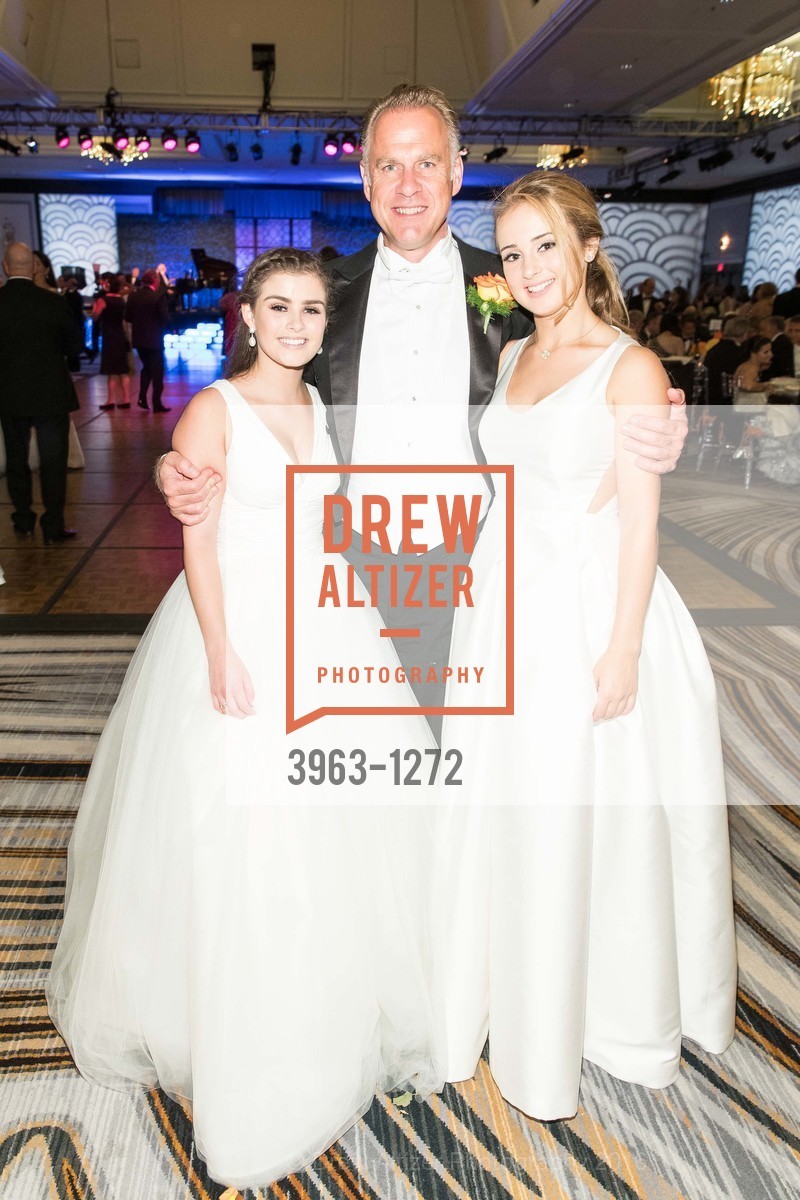 Natalie Boin Podell, Brian Patrick Bock, Fiona Bock, San Francisco Debutante Ball 2016, US. St. Francisco Hotel, June 18th, 2016, Photo #3963-1272 Natalie Boin Podell, Brian Patrick Bock, Fiona Bock, Photo #3963-1272