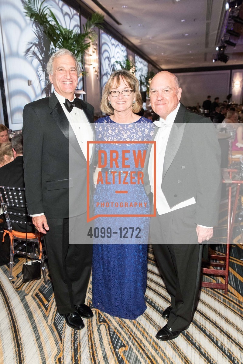 Warren Browner, Kathryn Brown, Bob Tomasello, San Francisco Debutante Ball 2016, US. St. Francisco Hotel, June 18th, 2016, Photo #4099-1272 Warren Browner, Kathryn Brown, Bob Tomasello, Photo #4099-1272