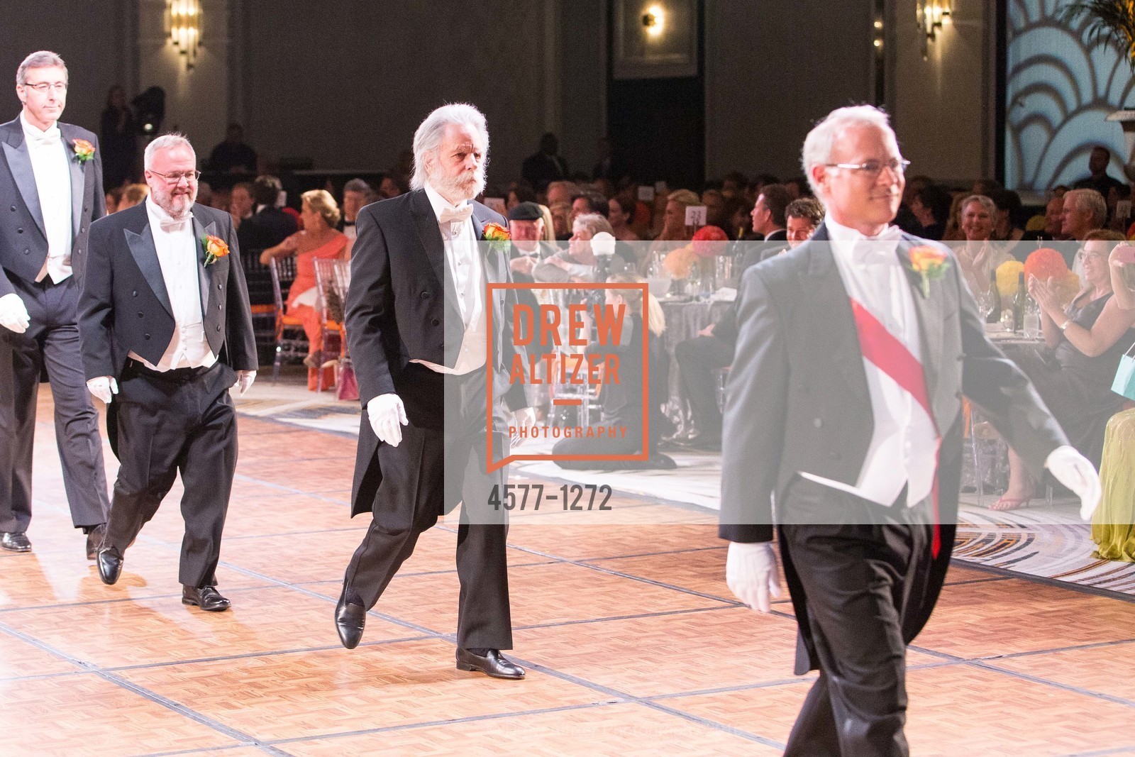 John Sylvia, William Brace Denebeim, Bob Weir, Tyler Brown, San Francisco Debutante Ball 2016, US. St. Francisco Hotel, June 18th, 2016, Photo #4577-1272 John Sylvia, William Brace Denebeim, Bob Weir, Tyler Brown, Photo #4577-1272