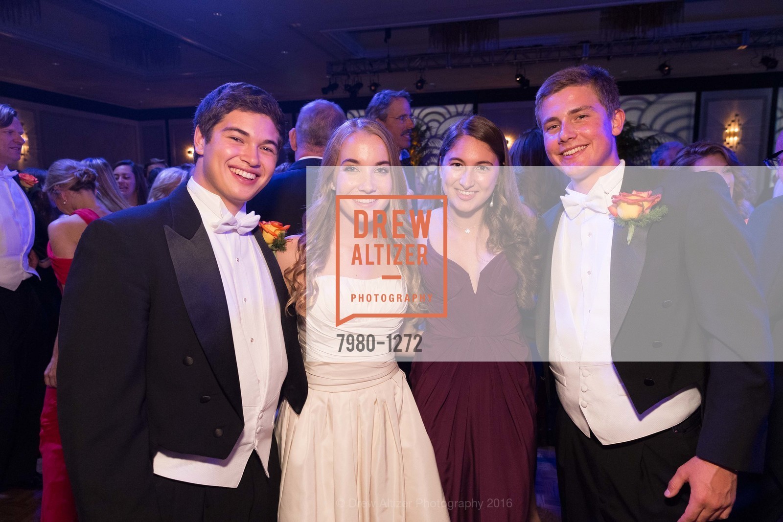 Ben Werdegar, Renee Noelle Girard, Izzy Koenigstein, Lane Leschly, San Francisco Debutante Ball 2016, US. St. Francisco Hotel, June 18th, 2016, Photo #7980-1272 Ben Werdegar, Renee Noelle Girard, Izzy Koenigstein, Lane Leschly, Photo #7980-1272