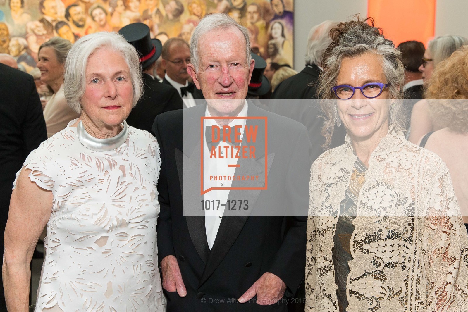 Jane Hartley, David Hartley, Kristina Flanagan, San Francisco Opera Celebrates David Gockley, US. 301 Van Ness Ave, June 16th, 2016, Photo #1017-1273 Jane Hartley, David Hartley, Kristina Flanagan, Photo #1017-1273