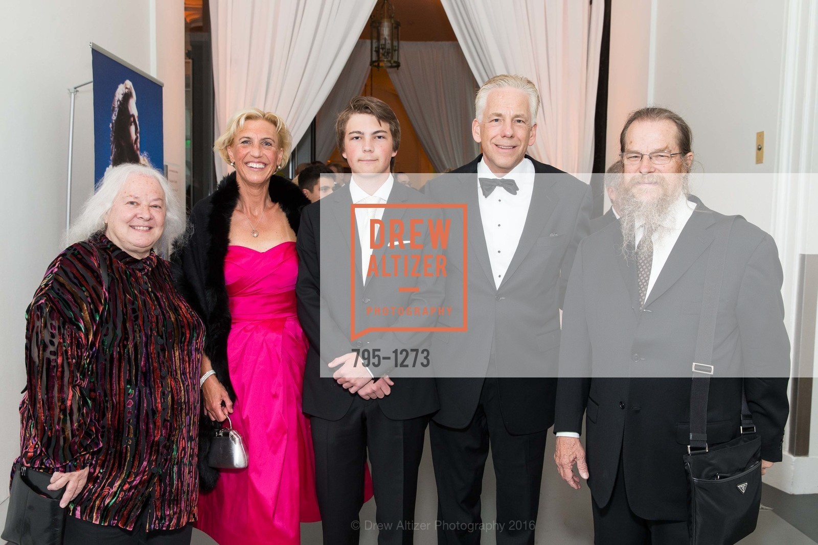 Helen Meyer, Kristen Mills, Karl Erik Mills, Karl Mills, John Meyer, San Francisco Opera Celebrates David Gockley, US. 301 Van Ness Ave, June 16th, 2016, Photo #795-1273 Helen Meyer, Kristen Mills, Karl Erik Mills, Karl Mills, John Meyer, Photo #795-1273