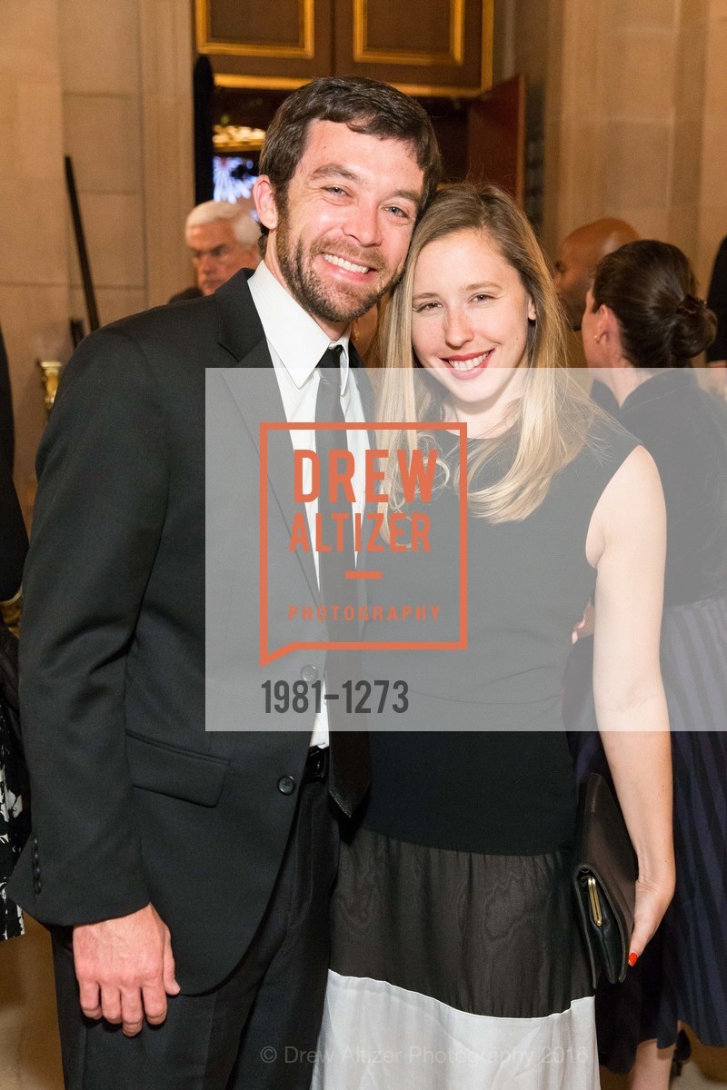 Tristan Arnold, Lauren Murrow, San Francisco Opera Celebrates David Gockley, US. 301 Van Ness Ave, June 16th, 2016, Photo #1981-1273 Tristan Arnold, Lauren Murrow, Photo #1981-1273