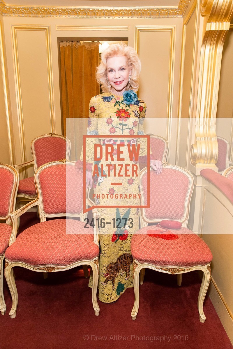 Lynn Wyatt, San Francisco Opera Celebrates David Gockley, US. 301 Van Ness Ave, June 16th, 2016, Photo #2416-1273 Lynn Wyatt, Photo #2416-1273