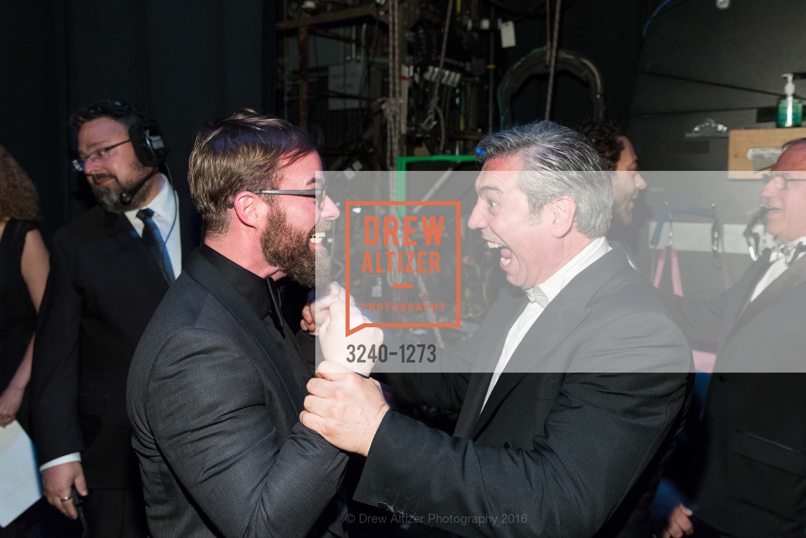 Brian Jagde, Nicola Luisotti, San Francisco Opera Celebrates David Gockley, US. 301 Van Ness Ave, June 16th, 2016, Photo #3240-1273 Brian Jagde, Nicola Luisotti, Photo #3240-1273