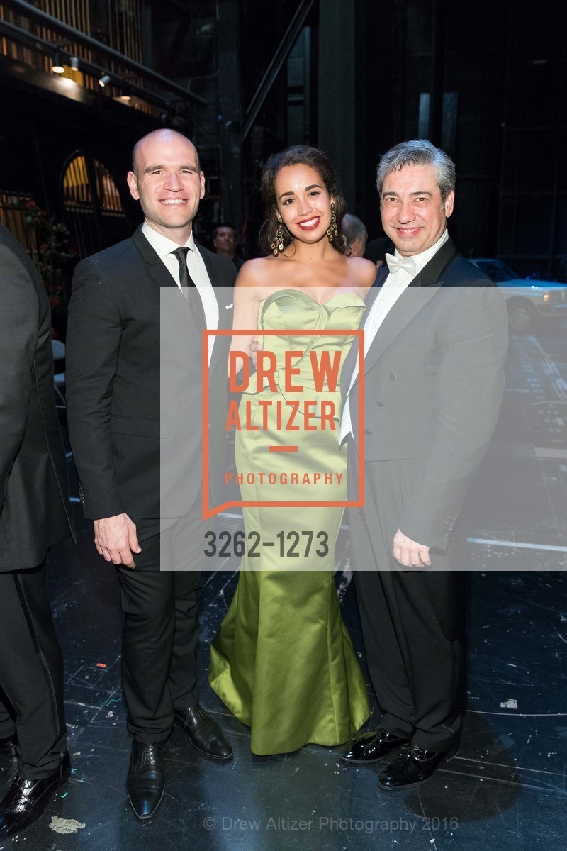 Michael Fabiano, Nadine Sierra, Nicola Luisotti, San Francisco Opera Celebrates David Gockley, US. 301 Van Ness Ave, June 16th, 2016, Photo #3262-1273 Michael Fabiano, Nadine Sierra, Nicola Luisotti, Photo #3262-1273
