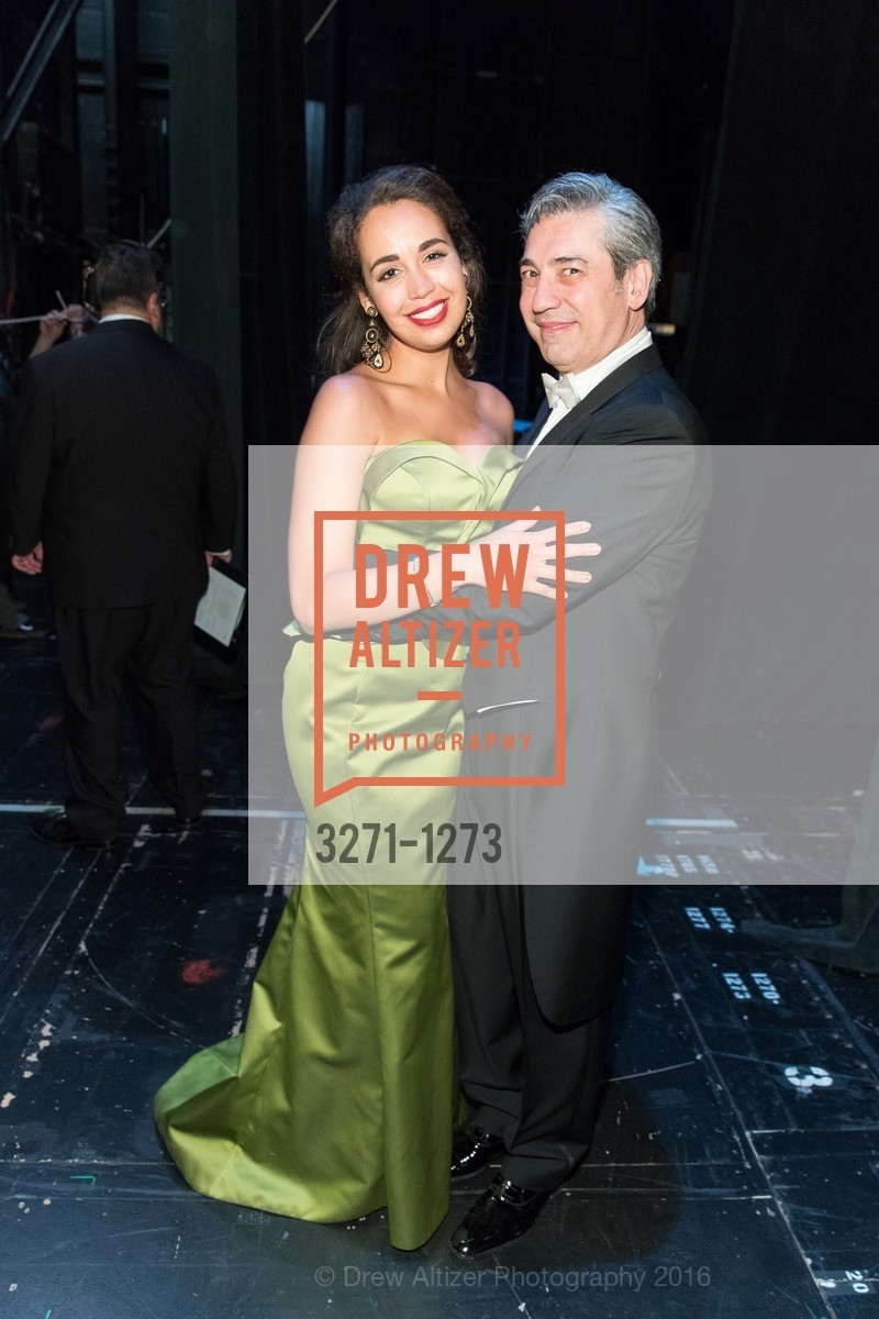 Nadine Sierra, Nicola Luisotti, San Francisco Opera Celebrates David Gockley, US. 301 Van Ness Ave, June 16th, 2016, Photo #3271-1273 Nadine Sierra, Nicola Luisotti, Photo #3271-1273