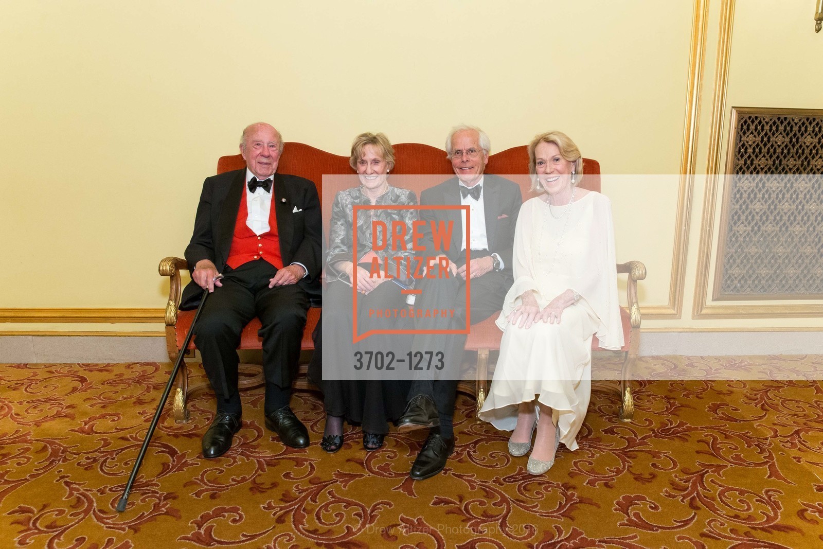 George Shultz, Nancy Bechtle, Joachim Bechtle, Charlotte Shultz, San Francisco Opera Celebrates David Gockley, US. 301 Van Ness Ave, June 16th, 2016, Photo #3702-1273 George Shultz, Nancy Bechtle, Joachim Bechtle, Charlotte Shultz, Photo #3702-1273