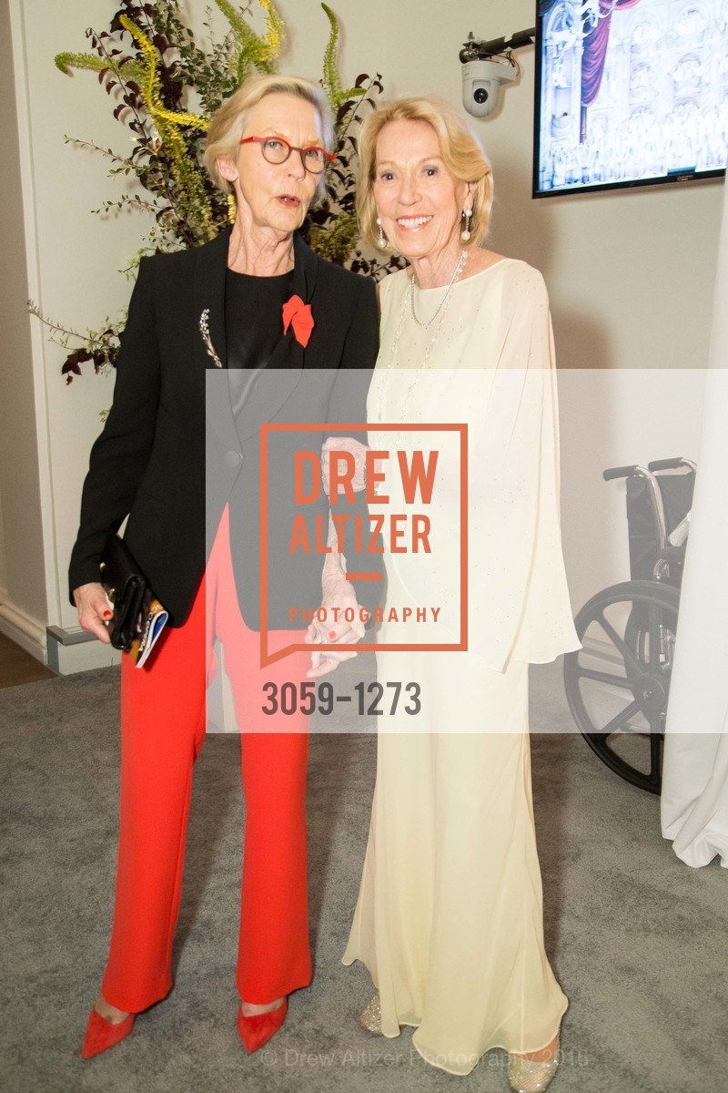 Barbro Osher, Charlotte Shultz, San Francisco Opera Celebrates David Gockley, US. 301 Van Ness Ave, June 16th, 2016, Photo #3059-1273 Barbro Osher, Charlotte Shultz, Photo #3059-1273