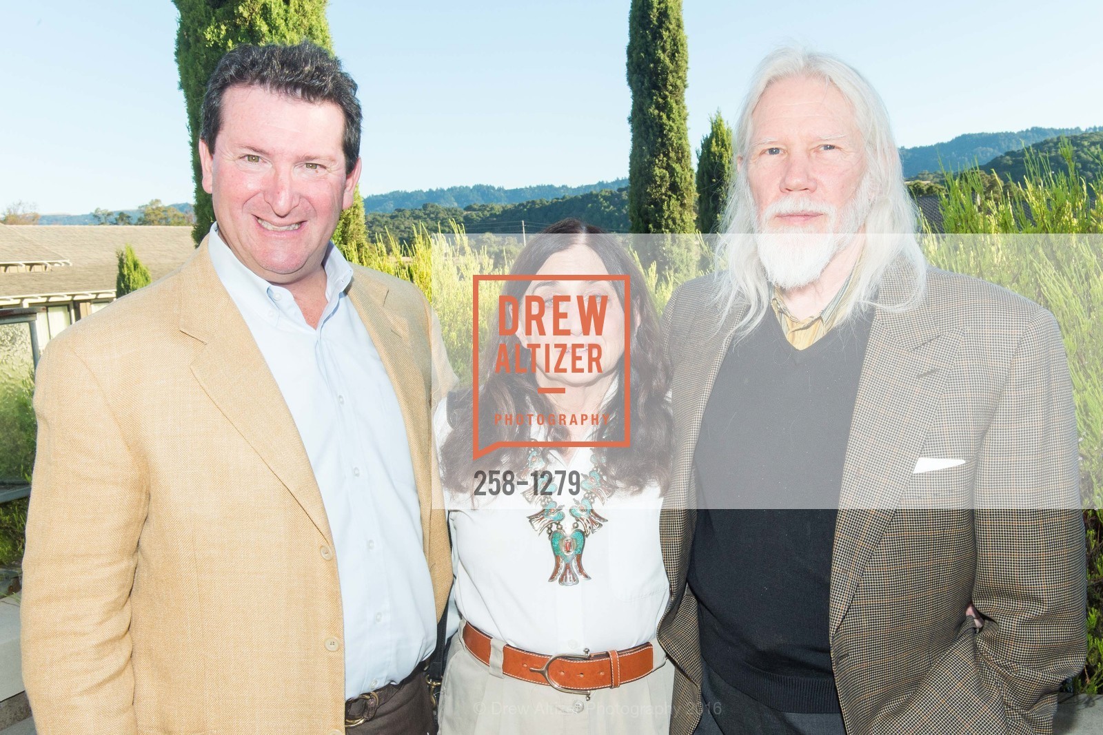 Steve Goldenberg, Mary Fisher Diffie, Whitfield Diffie, Menlo Charity Horse Show Sponsor Party, US. Rosehill Sandhill, June 21st, 2016, Photo #258-1279 Steve Goldenberg, Mary Fisher Diffie, Whitfield Diffie, Photo #258-1279