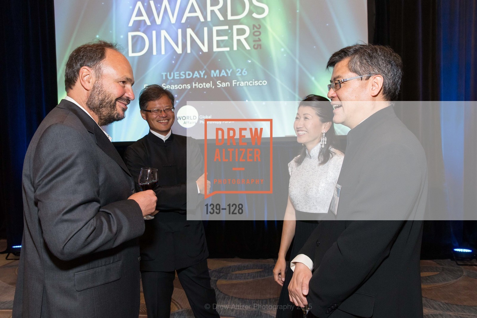 Paul Maritz, Jerry Yang, Akiko Yamazaki, Jay Xu, World Affairs Council Awards Dinner: Global Actors | Global Reach | Global Impact, Four Seasons San Francisco, May 25th, 2015,Drew Altizer, Drew Altizer Photography, full-service agency, private events, San Francisco photographer, photographer california