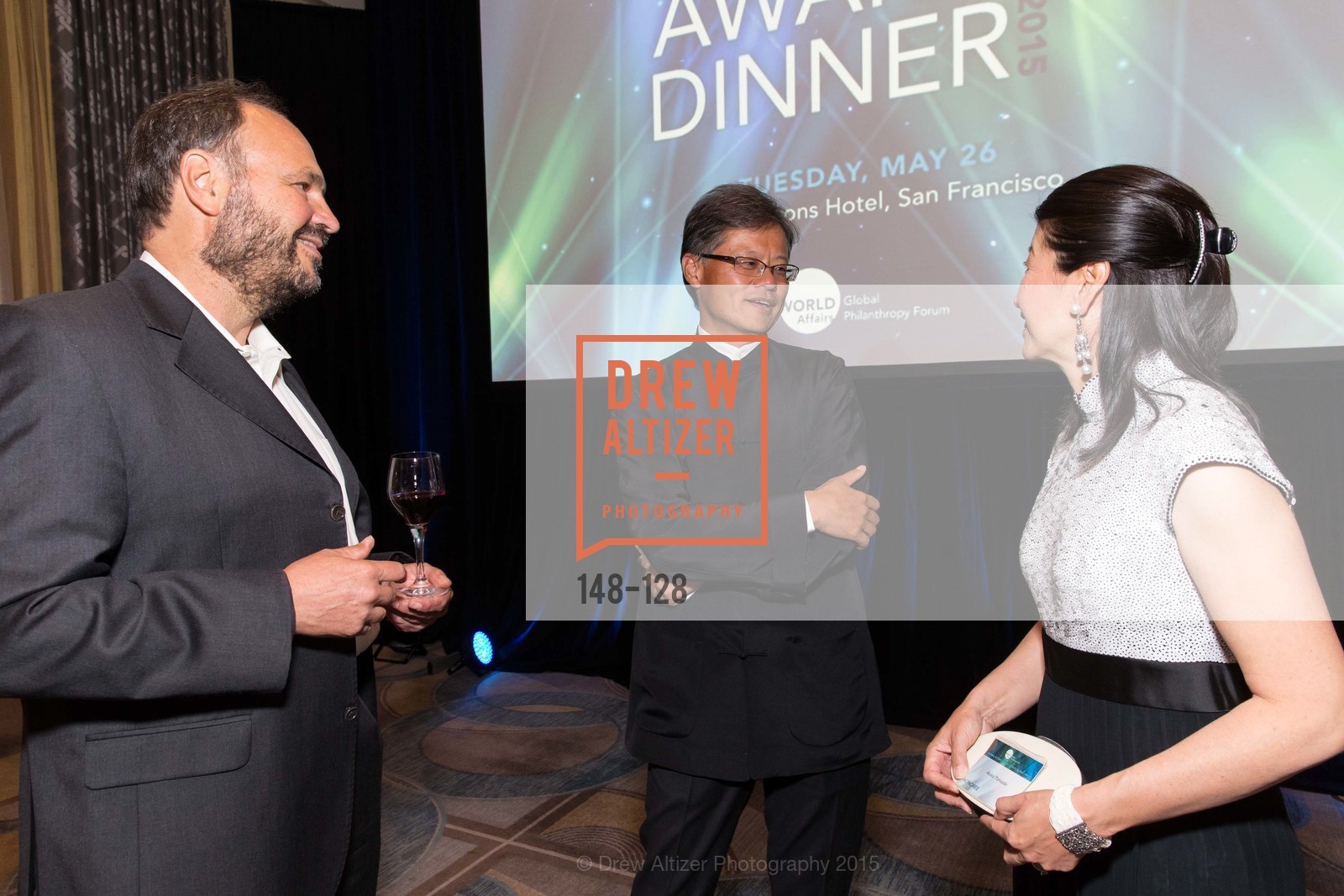 Paul Maritz, Jerry Yang, Akiko Yamazaki, Jay Xu, World Affairs Council Awards Dinner: Global Actors | Global Reach | Global Impact, Four Seasons San Francisco, May 25th, 2015,Drew Altizer, Drew Altizer Photography, full-service agency, private events, San Francisco photographer, photographer california