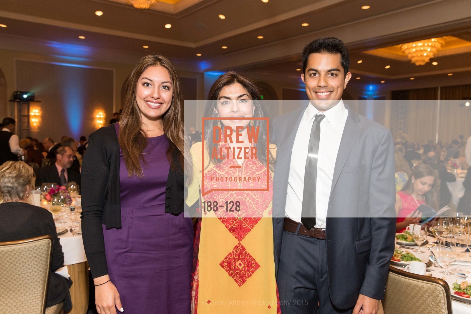 Fasia Abbasi, Sara Abbasi, Faiz Abbasi, World Affairs Council Awards Dinner: Global Actors | Global Reach | Global Impact, Four Seasons San Francisco, May 25th, 2015,Drew Altizer, Drew Altizer Photography, full-service agency, private events, San Francisco photographer, photographer california
