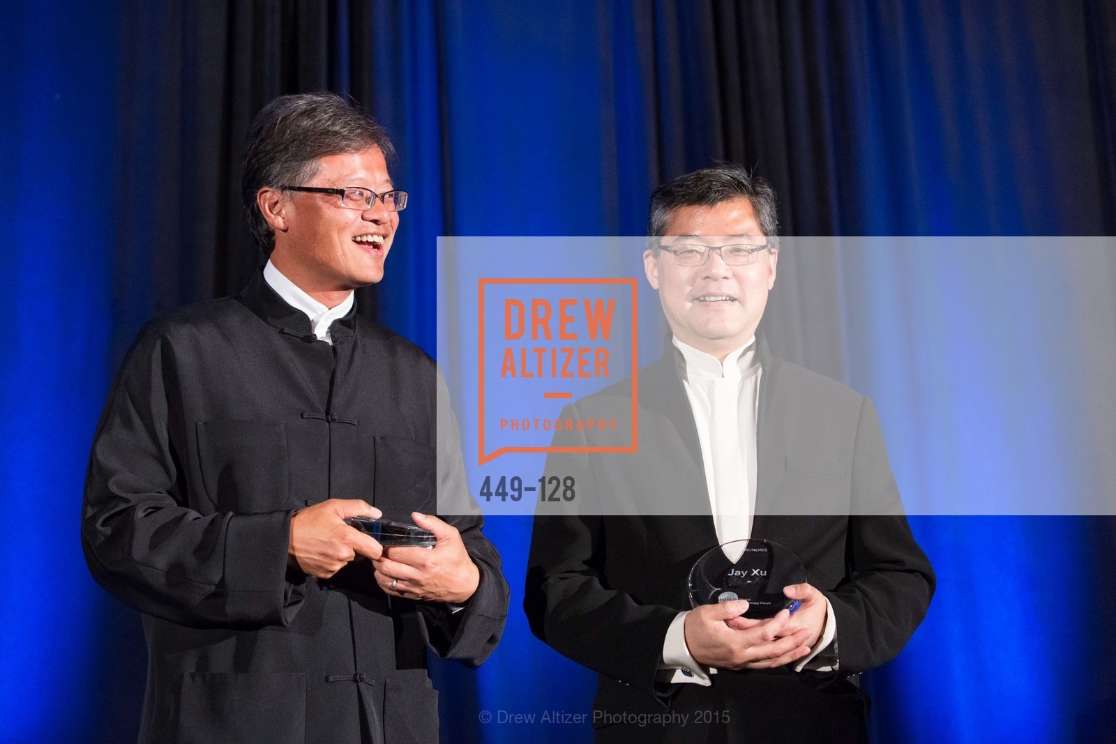 Jerry Yang, Jay Xu, World Affairs Council Awards Dinner: Global Actors | Global Reach | Global Impact, Four Seasons San Francisco, May 25th, 2015,Drew Altizer, Drew Altizer Photography, full-service event agency, private events, San Francisco photographer, photographer California
